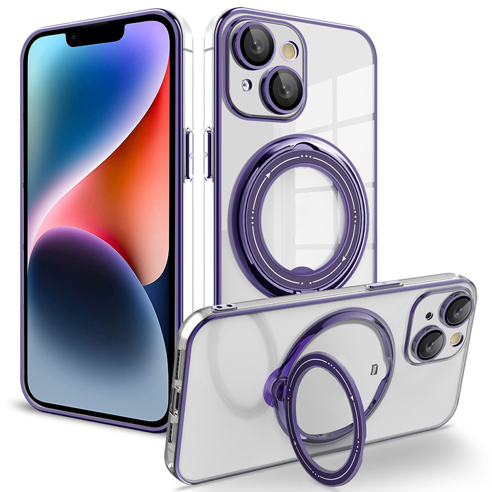 Telefonhülle Für Iphone 14 Plus, PC+TPU -rotationskickständer Cover Kompatibel Mit Magsafe - Lila, iPhone 14 Plus
Telefonhülle Für Iphone 14 Plus, PC+TPU -rotationskickständer Cover Kompatibel Mit Magsafe - Lila, iPhone 14 Plus