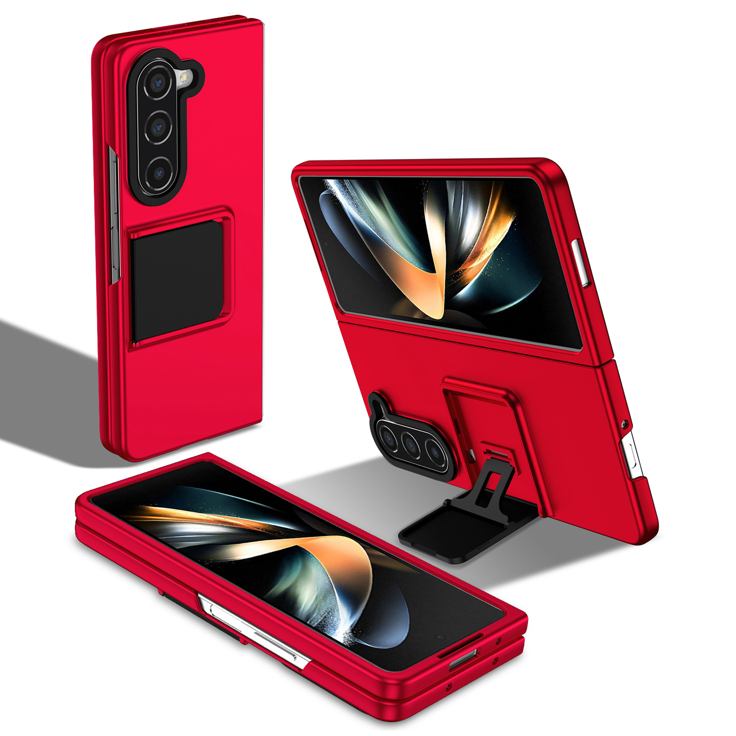 Für Samsung Galaxy Z Fold5 5G Kickstand Phone Case Drop-proof-hard-pc-abdeckung - Rot, Galaxy Z Fold5 5G
Für Samsung Galaxy Z Fold5 5G Kickstand Phone Case Drop-proof-hard-pc-abdeckung - Rot, Galaxy Z Fold5 5G