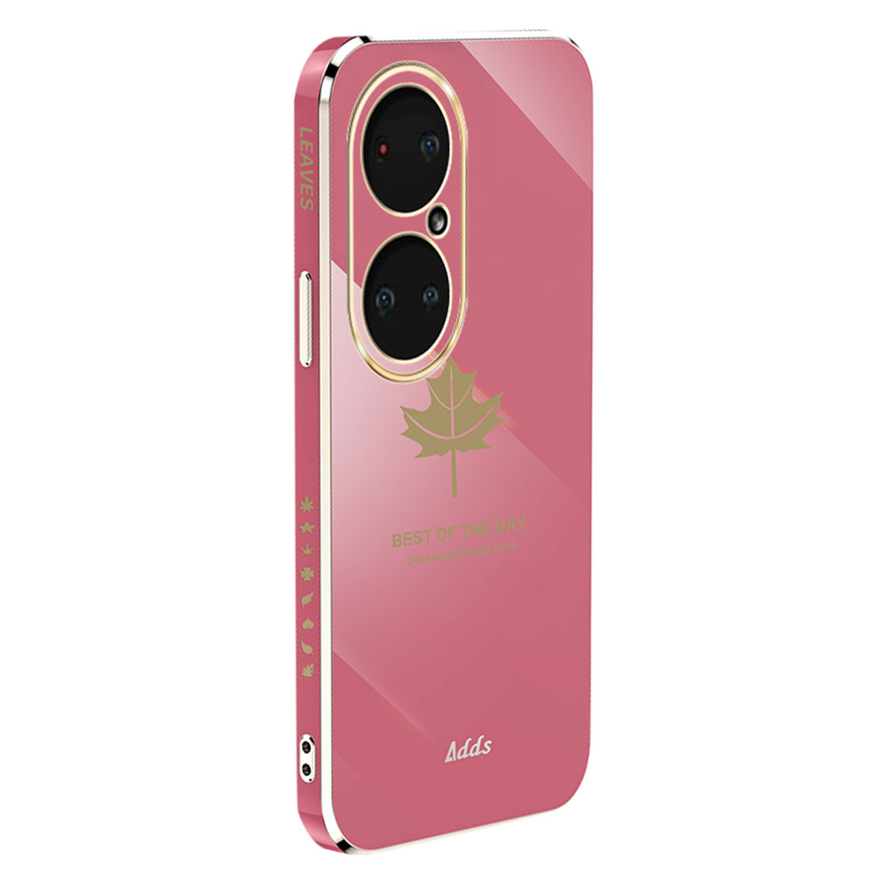Read Rode Phone -hülle Für Huawei P50 Pro 4G Elektropliertes Maple -blatt -tpu -abdeckung - Camellia Rot, Huawei P50 Pro 4G
Read Rode Phone -hülle Für Huawei P50 Pro 4G Elektropliertes Maple -blatt -tpu -abdeckung - Camellia Rot, Huawei P50 Pro 4G