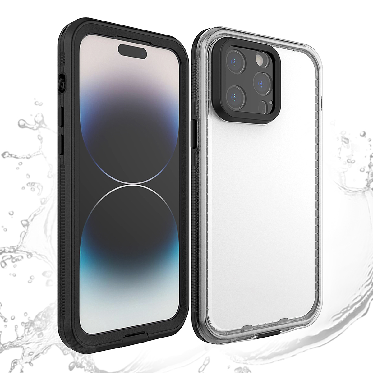 Für Das Iphone 14 Pro Max IP68 Watersiger Tpu+pc+pet-hülle Drop-sichtschnee-sicht-diving-telefonabdeckung - Schwarz / Transparent Zurück, iPhone 14 Pro Max
Für Das Iphone 14 Pro Max IP68 Watersiger Tpu+pc+pet-hülle Drop-sichtschnee-sicht-diving-telefonabdeckung - Schwarz / Transparent Zurück, iPhone 14 Pro Max