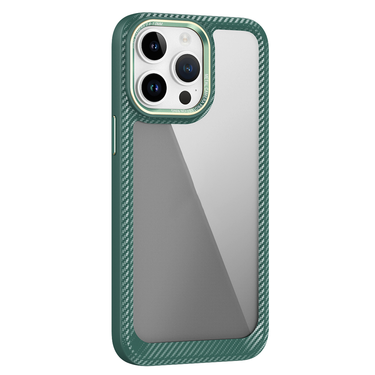 Für Iphone 14 Pro Linsen Ring Transparent PC+TPU -hülle Carbon Faser Textur Edel Telefonabdeckung - Dunkelgrün, iPhone 14 Pro
Für Iphone 14 Pro Linsen Ring Transparent PC+TPU -hülle Carbon Faser Textur Edel Telefonabdeckung - Dunkelgrün, iPhone 14 Pro