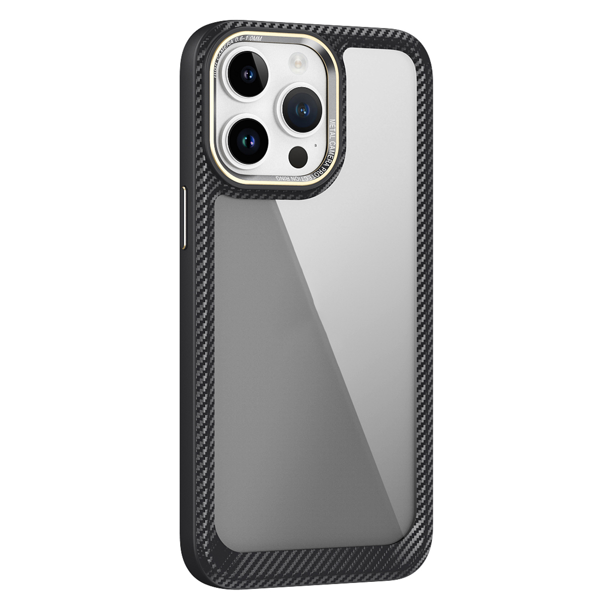 Für Iphone 14 Pro Linsen Ring Transparent PC+TPU -hülle Carbon Faser Textur Edel Telefonabdeckung - Schwarz+transparent Grau, iPhone 14 Pro
Für Iphone 14 Pro Linsen Ring Transparent PC+TPU -hülle Carbon Faser Textur Edel Telefonabdeckung - Schwarz+transparent Grau, iPhone 14 Pro