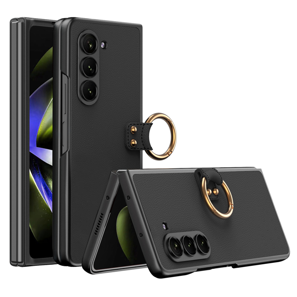 GKK Für Samsung Galaxy Z Fold5 5G PU Leder + PC Phone Hülle Ringhalter Kickstand Cover - Schwarz, Galaxy Z Fold5 5G
GKK Für Samsung Galaxy Z Fold5 5G PU Leder + PC Phone Hülle Ringhalter Kickstand Cover - Schwarz, Galaxy Z Fold5 5G