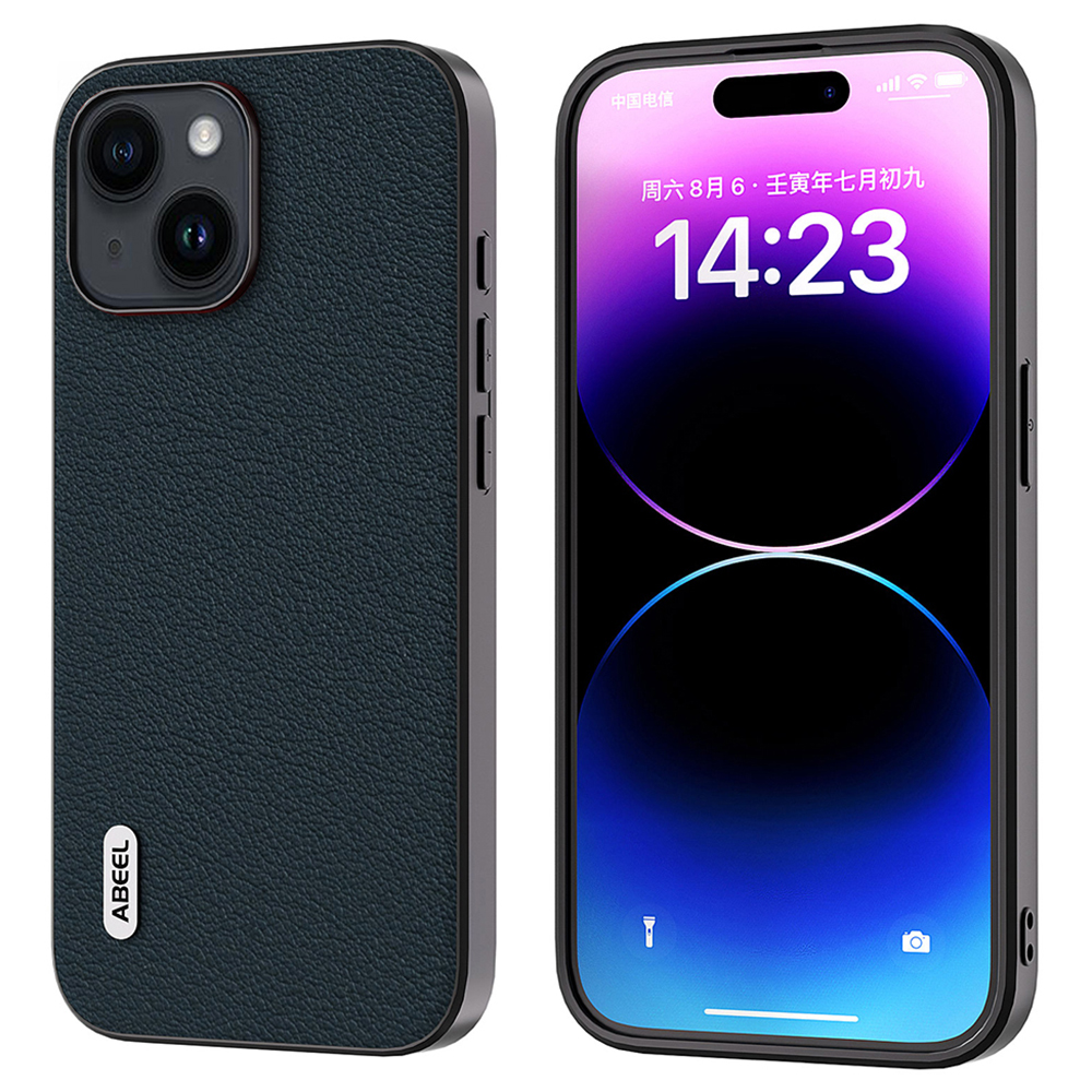 Abeel Für Iphone 15 Schockdes Telefonabdeckung Echtes Kuhleder -pc+tpu Textured Case - Grün, iPhone 15
Abeel Für Iphone 15 Schockdes Telefonabdeckung Echtes Kuhleder -pc+tpu Textured Case - Grün, iPhone 15