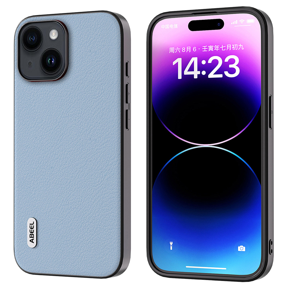 Abeel Für Iphone 15 Plus Mobiltelefongehäuse Strukturierte Echte Kuhleder -pc+tpu -rückdecke - Blau, iPhone 15 Plus
Abeel Für Iphone 15 Plus Mobiltelefongehäuse Strukturierte Echte Kuhleder -pc+tpu -rückdecke - Blau, iPhone 15 Plus