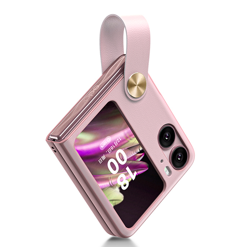 GKK Pu-lederbeschichtete Hardpc-hülle Für Find N2 Flip 5G Gurt Kickstand Anti-drop-telefonabdeckung - Rosa, Oppo Find N2 Flip 5G
GKK Pu-lederbeschichtete Hardpc-hülle Für Find N2 Flip 5G Gurt Kickstand Anti-drop-telefonabdeckung - Rosa, Oppo Find N2 Flip 5G