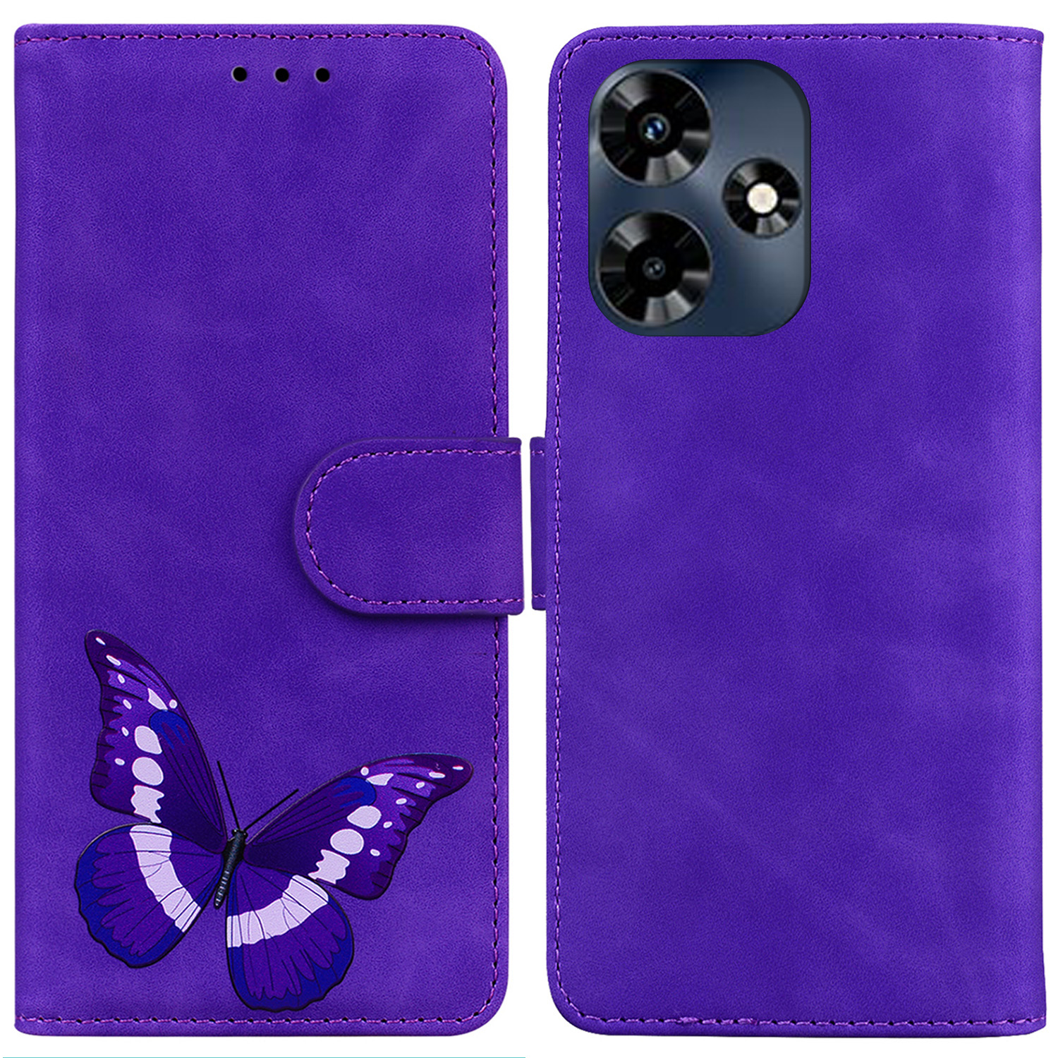Für Infinix Hot 30 Flip Ständer Brieftasche Hülle PU Leder Schmetterling Druckschockdelefonabdeckung - Lila, Infinix Hot 30
Für Infinix Hot 30 Flip Ständer Brieftasche Hülle PU Leder Schmetterling Druckschockdelefonabdeckung - Lila, Infinix Hot 30