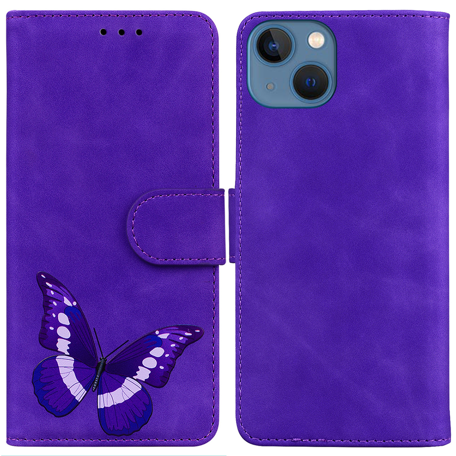 PU Lederschale Für Iphone 15 Plus Schmetterlingsdruck Anti-scratch Flip Ständer Brieftasche Telefonabdeckung - Lila, iPhone 15 Plus
PU Lederschale Für Iphone 15 Plus Schmetterlingsdruck Anti-scratch Flip Ständer Brieftasche Telefonabdeckung - Lila, iPhone 15 Plus