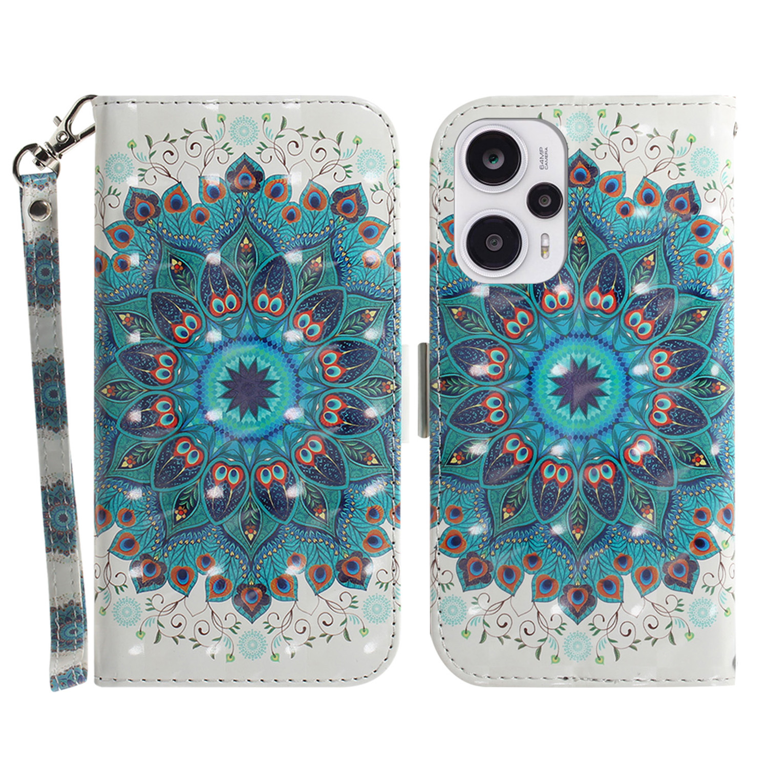 Brieftaschenfall Für Xiaomi Redmi Note 12 Turbo / Poco F5 5G PU Lederständer 3D -muster Druckphase Mit Riemen - Pfauenkranz, Xiaomi Redmi Note 12 Turbo
Brieftaschenfall Für Xiaomi Redmi Note 12 Turbo / Poco F5 5G PU Lederständer 3D -muster Druckphase Mit Riemen - Pfauenkranz, Xiaomi Redmi Note 12 Turbo