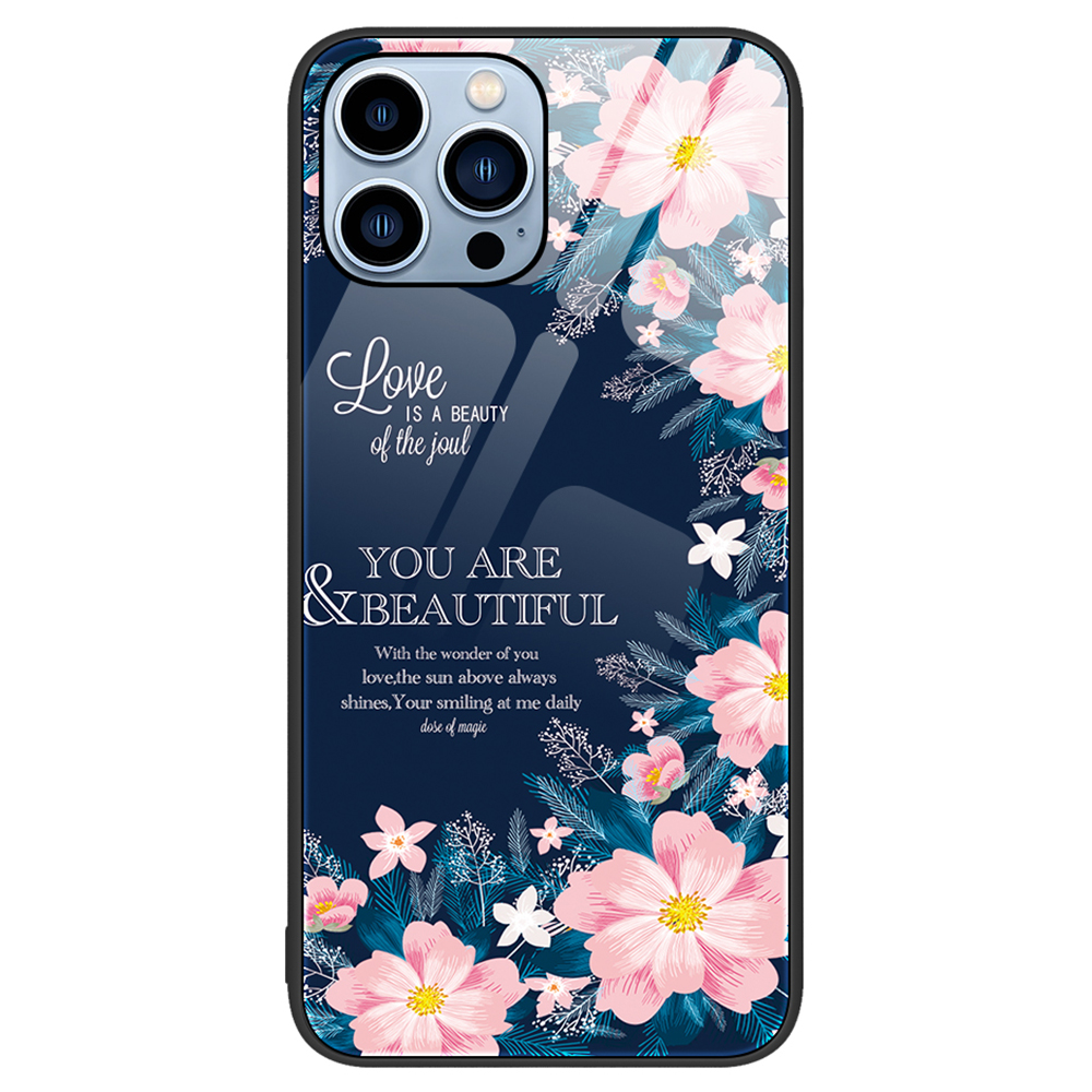 Für Das Iphone 15 Pro-muster-drucken Rückzugabdeckung Anti-kratzer Temperierte Glas+pc+tpu-telefonhülle - Pinke Blumen, iPhone 15 Pro
Für Das Iphone 15 Pro-muster-drucken Rückzugabdeckung Anti-kratzer Temperierte Glas+pc+tpu-telefonhülle - Pinke Blumen, iPhone 15 Pro