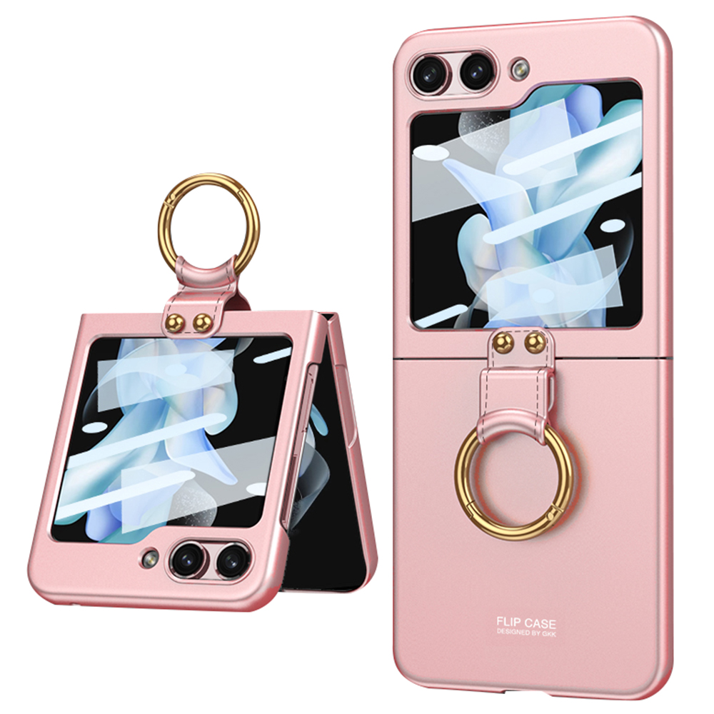GKK Für Samsung Galaxy Z Flip5 5G Plastikhülle Temperierte Glasfilm Telefonschale Mit Ringhalter - Rosa, Galaxy Z Flip5 5G
GKK Für Samsung Galaxy Z Flip5 5G Plastikhülle Temperierte Glasfilm Telefonschale Mit Ringhalter - Rosa, Galaxy Z Flip5 5G