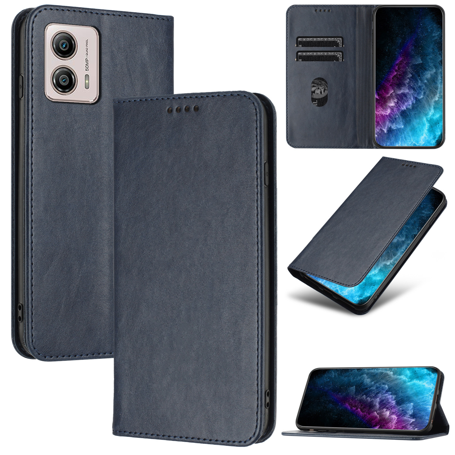 Stand Telefonhülle Für Motorola Moto G53 5g, RFID -blockierungskartenhalter PU Lederabdeckung - Blau, Motorola Moto G53 5G
Stand Telefonhülle Für Motorola Moto G53 5g, RFID -blockierungskartenhalter PU Lederabdeckung - Blau, Motorola Moto G53 5G