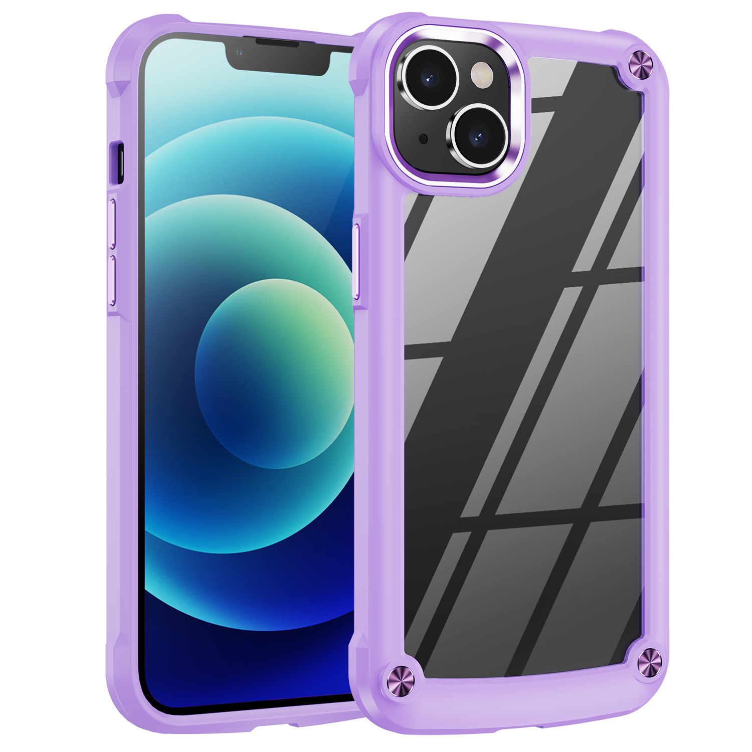 Schockdes Telefongehäuse Für Iphone 15 Plus Anti-kratzer-pc+tpu-telefonabdeckung Mit Leichtmetall-objektivrahmen - Lila, iPhone 15 Plus
Schockdes Telefongehäuse Für Iphone 15 Plus Anti-kratzer-pc+tpu-telefonabdeckung Mit Leichtmetall-objektivrahmen - Lila, iPhone 15 Plus