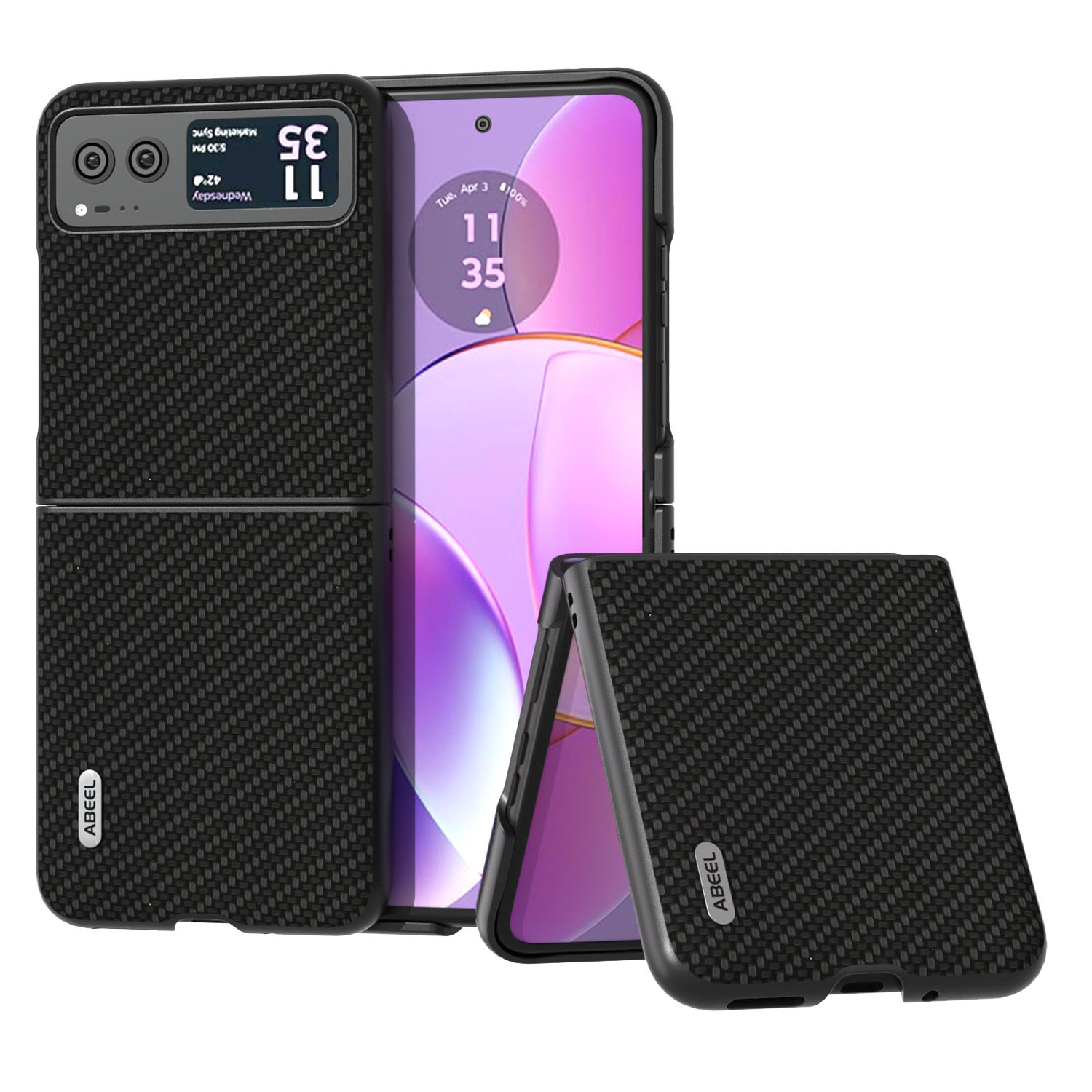 ABEEL -telefonkoffer Für Motorola Razr 40 5G Carbonfaser Textur PU Lederbeschichtete PC -abdeckung - Schwarz, Motorola Razr 40 5G
ABEEL -telefonkoffer Für Motorola Razr 40 5G Carbonfaser Textur PU Lederbeschichtete PC -abdeckung - Schwarz, Motorola Razr 40 5G