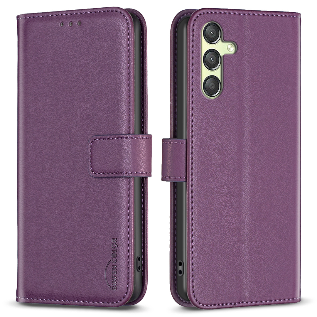 Binfen Farbe BF17 Für Samsung Galaxy A25 5G Ständer Ledertasche Vollschutz Brieftasche Telefonabdeckung - Dunkelviolett, Galaxy A25 5G
Binfen Farbe BF17 Für Samsung Galaxy A25 5G Ständer Ledertasche Vollschutz Brieftasche Telefonabdeckung - Dunkelviolett, Galaxy A25 5G