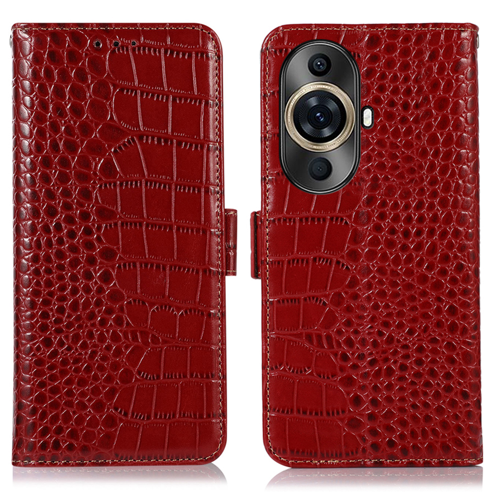 Flip -fall Für Huawei Nova 11 Pro / Nova 11 Ultra RFID Blocking Wallet Echtes Kuhleder Krokodil Texturständer Cover - Rot, Huawei nova 11 Pro
Flip -fall Für Huawei Nova 11 Pro / Nova 11 Ultra RFID Blocking Wallet Echtes Kuhleder Krokodil Texturständer Cover - Rot, Huawei nova 11 Pro