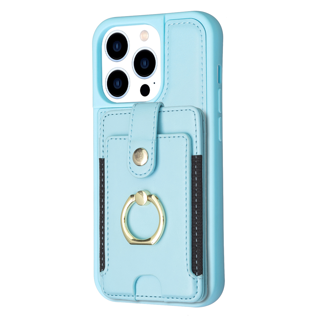 BF27 Für Iphone 14 Pro -karten -slots Telefonhülle PU -lederbeschichtete TPU -rotationsring -kickständer Cover - Blau, iPhone 14 Pro
BF27 Für Iphone 14 Pro -karten -slots Telefonhülle PU -lederbeschichtete TPU -rotationsring -kickständer Cover - Blau, iPhone 14 Pro