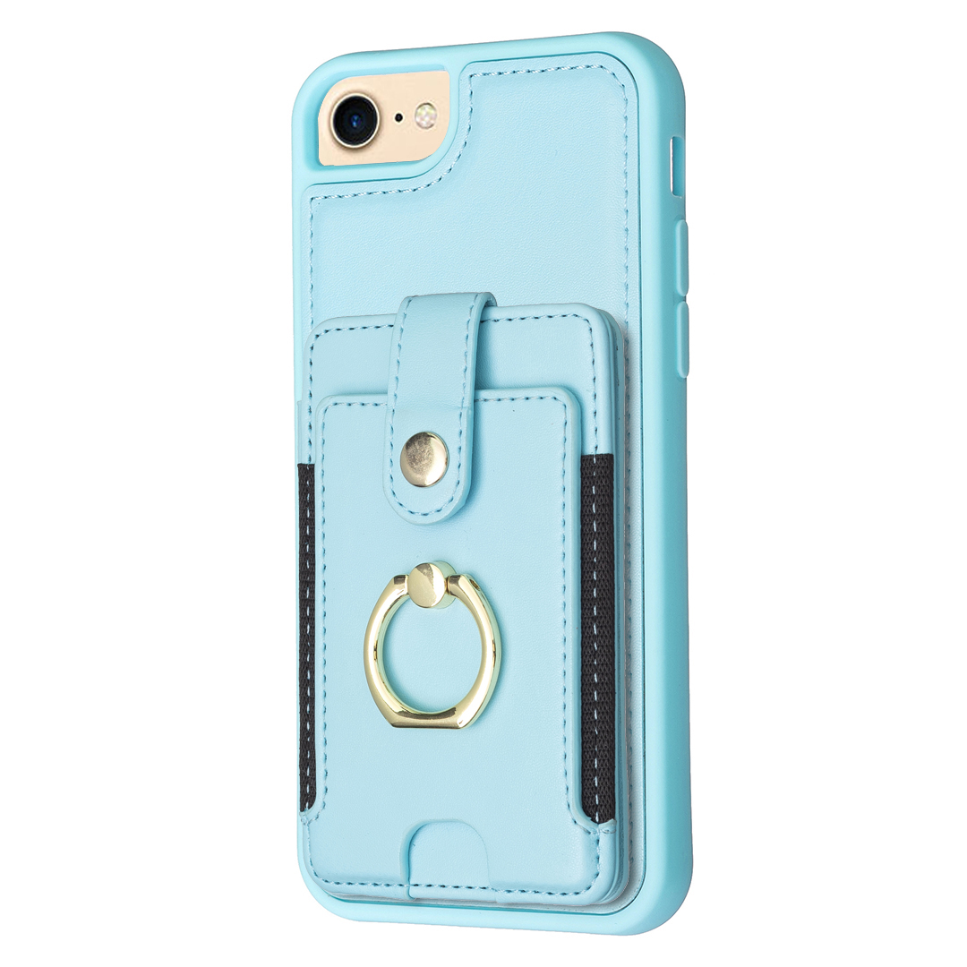 BF27 Für Iphone 6 / 6s / 7 / 8 / SE (2020) / SE (2022) Zoll PU Leder+tpu Phone Hülle Ring Kickstand Zurück Mit Kartenhalter - Blau, iPhone 6 4.7-inch
BF27 Für Iphone 6 / 6s / 7 / 8 / SE (2020) / SE (2022) Zoll PU Leder+tpu Phone Hülle Ring Kickstand Zurück Mit Kartenhalter - Blau, iPhone 6 4.7-inch