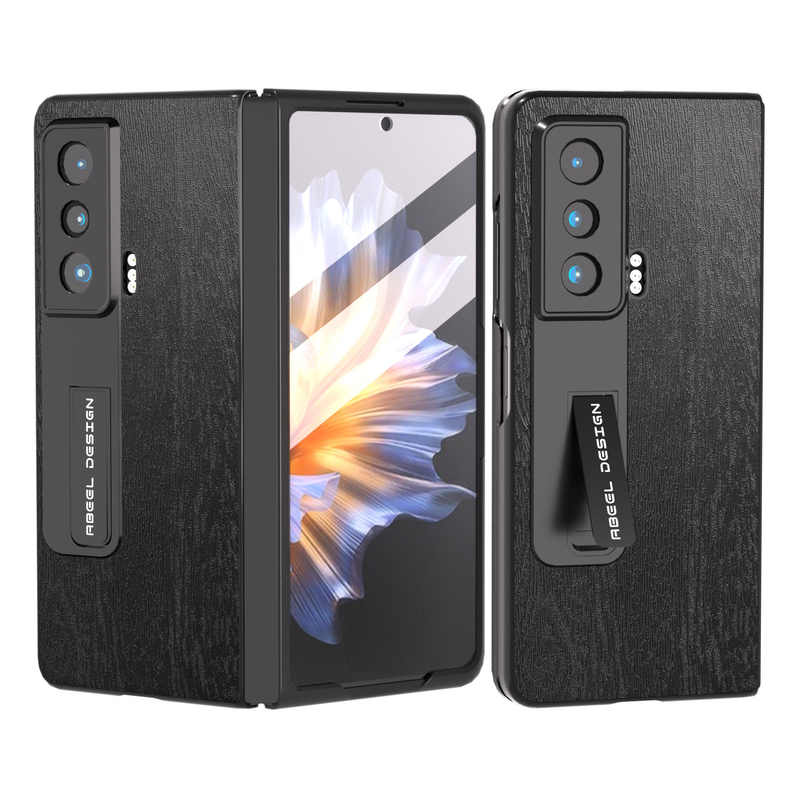 Abeel For Honor Magic Vs 5G Kickstand Hülle Holztextur Leder + PC -telefonabdeckung Mit Temperamentvollem Glasschildfilm - Schwarz, Honor Magic Vs 5G
Abeel For Honor Magic Vs 5G Kickstand Hülle Holztextur Leder + PC -telefonabdeckung Mit Temperamentvollem Glasschildfilm - Schwarz, Honor Magic Vs 5G