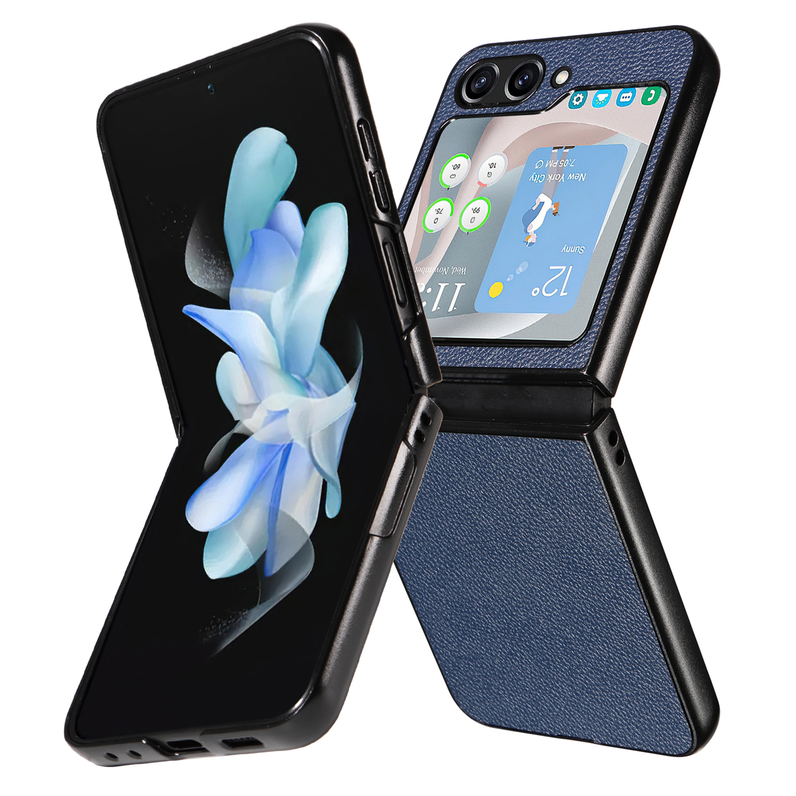 Für Samsung Galaxy Z Flip5 5G Litchi Texture Phone Hülle PU -lederbeschichtete PC Slim Fit Cover - Dunkelblau, Galaxy Z Flip5 5G
Für Samsung Galaxy Z Flip5 5G Litchi Texture Phone Hülle PU -lederbeschichtete PC Slim Fit Cover - Dunkelblau, Galaxy Z Flip5 5G
