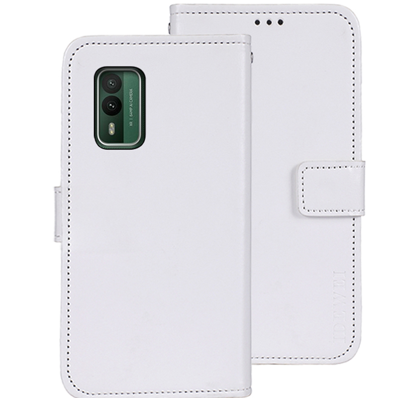 IDEWEI Für Nokia XR21 Wallet Phone Hülle Crazy Horse Textur Stand Anti-drogen-lederabdeckung - Weiss, Nokia XR21
IDEWEI Für Nokia XR21 Wallet Phone Hülle Crazy Horse Textur Stand Anti-drogen-lederabdeckung - Weiss, Nokia XR21
