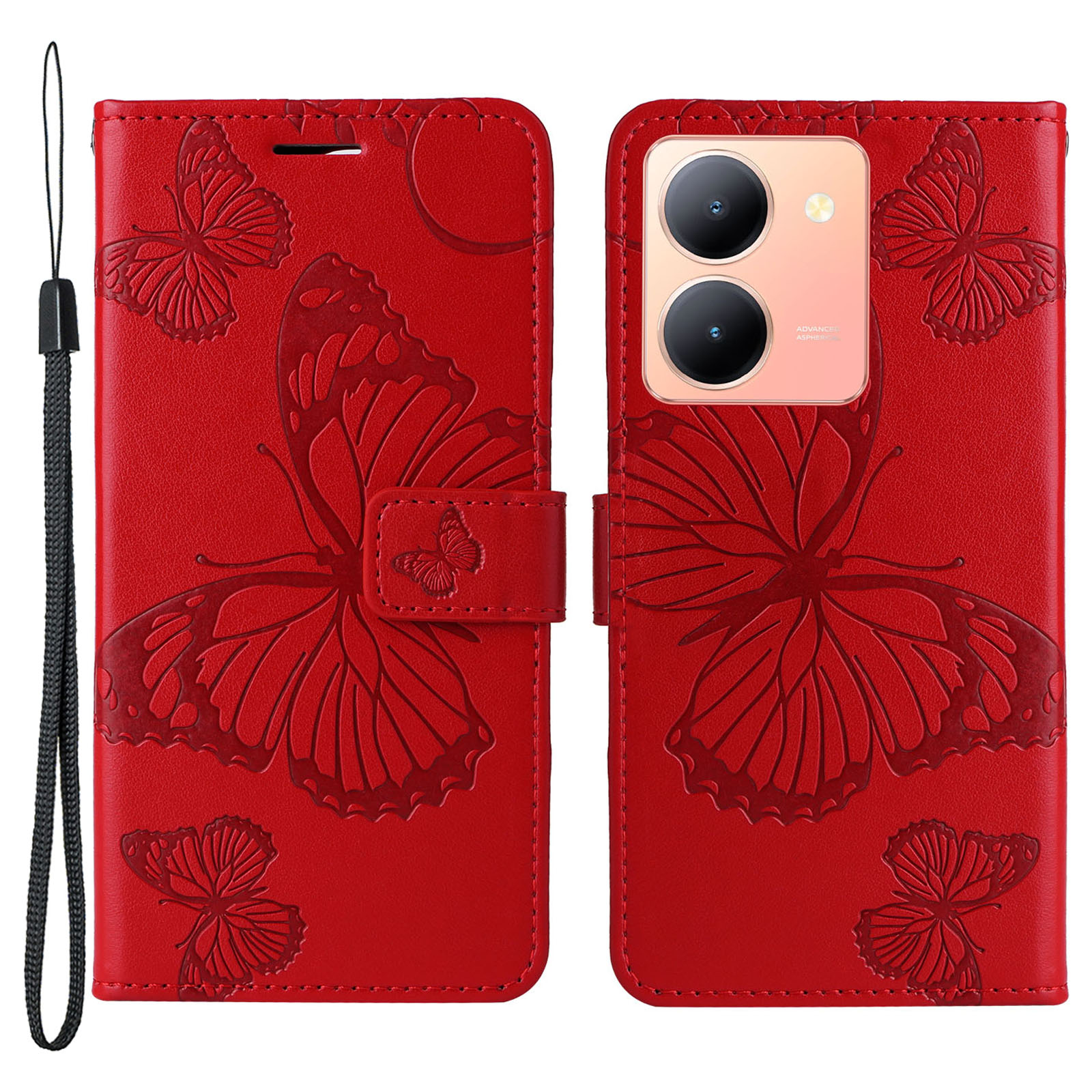 KT Spruding Flower Series-2 Für Vivo Y36 5g / Y78 5G Wallet Hülle PU Leder Butterfly Imprint Stand Cover - Rot, vivo Y36 5G
KT Spruding Flower Series-2 Für Vivo Y36 5g / Y78 5G Wallet Hülle PU Leder Butterfly Imprint Stand Cover - Rot, vivo Y36 5G
