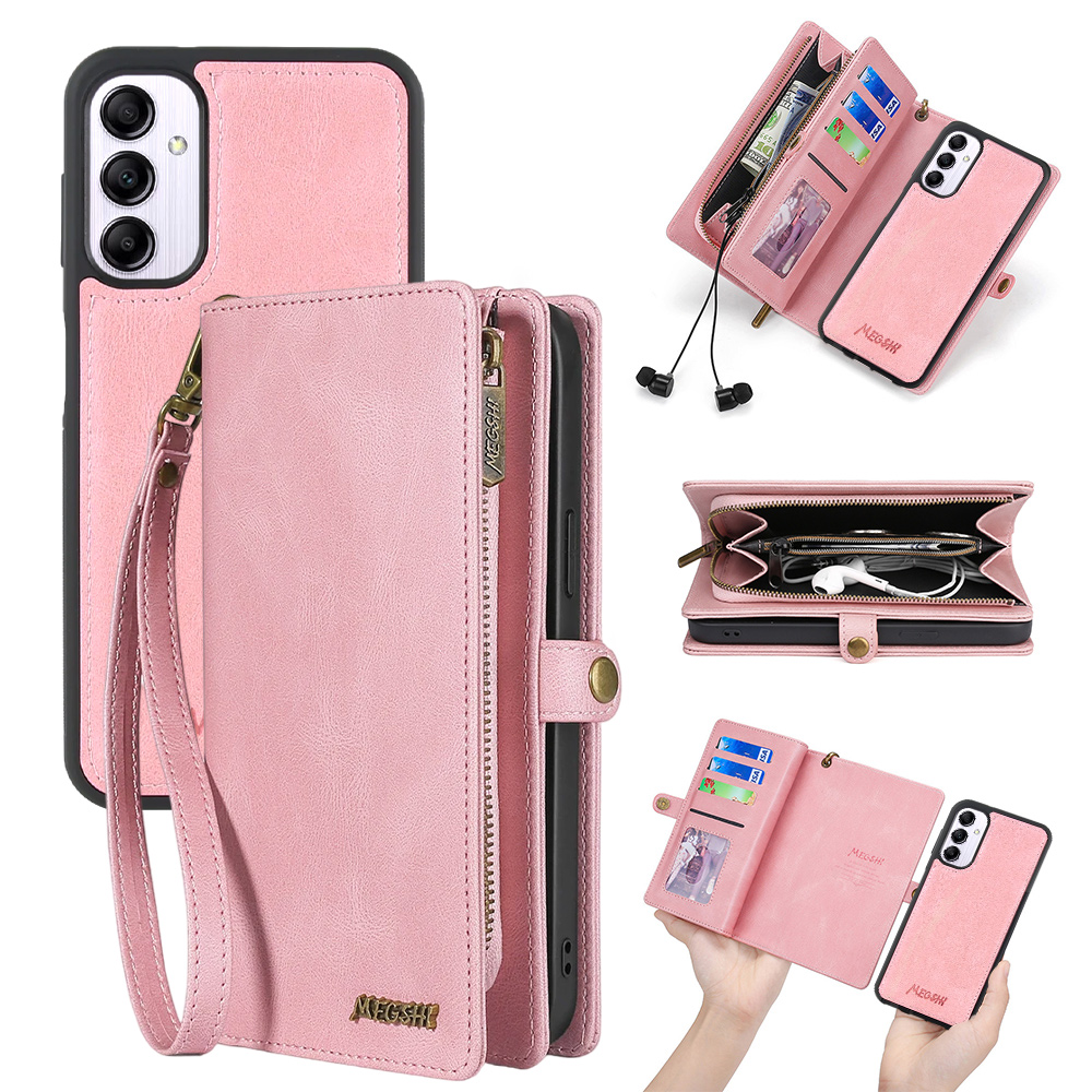 Megshi 017 -serie Für Samsung Galaxy A54 5G Reißverschluss Brieftasche Lederhülle Magnetabendbares Telefonabdeckung - Roségold, Galaxy A54 5G
Megshi 017 -serie Für Samsung Galaxy A54 5G Reißverschluss Brieftasche Lederhülle Magnetabendbares Telefonabdeckung - Roségold, Galaxy A54 5G