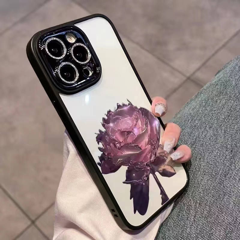 Für Das Iphone 12 Pro Glitter Kamering -telefon Hülle Fantasy Crystal Rose TPU Cover Mit Linsenfilm - Schwarz / Pinke Rose, iPhone 12 Pro
Für Das Iphone 12 Pro Glitter Kamering -telefon Hülle Fantasy Crystal Rose TPU Cover Mit Linsenfilm - Schwarz / Pinke Rose, iPhone 12 Pro