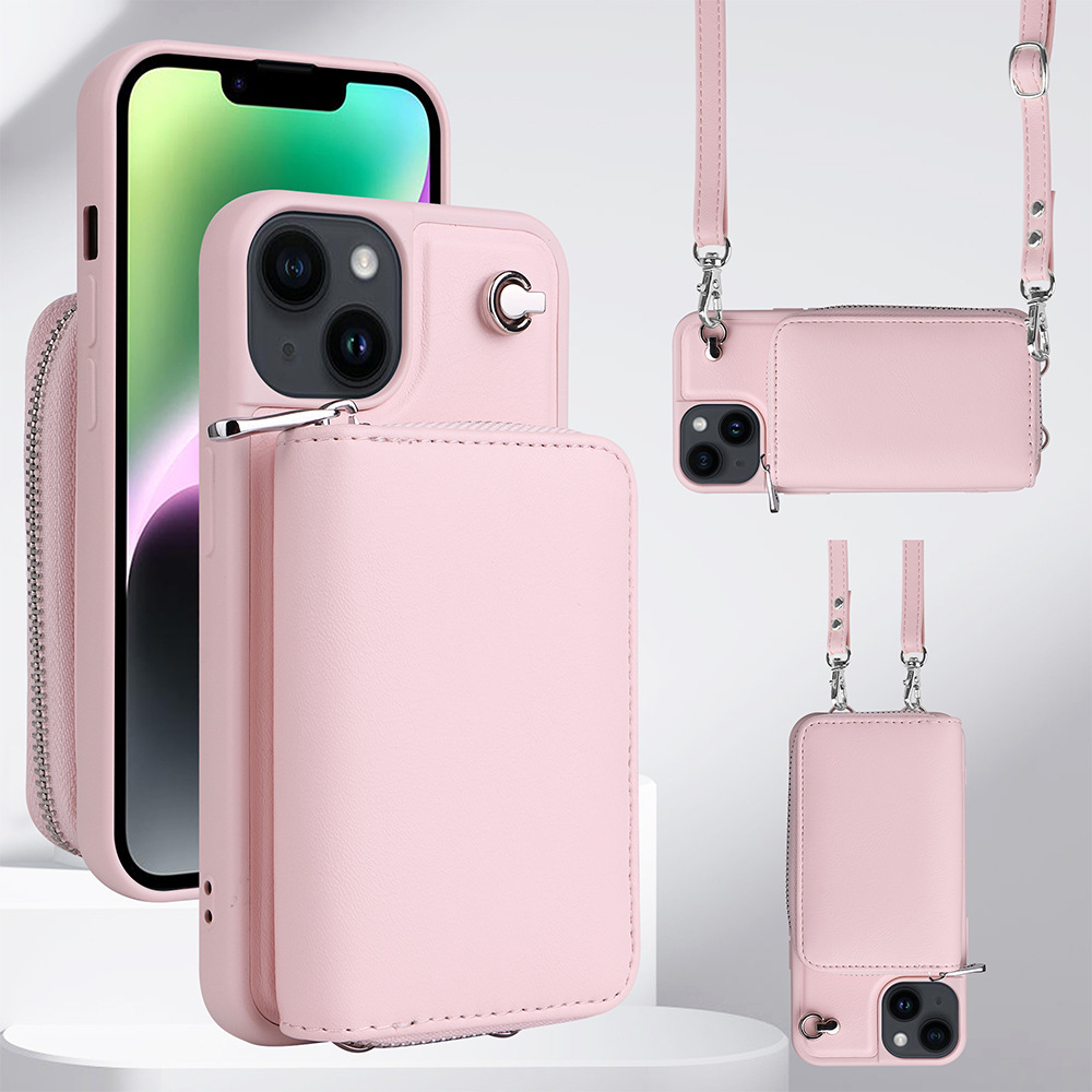 Für Iphone 14 Plus Abnehmbare Zipper -kartenhalter -telefonhülle Leder+tpu -crossbody -telefontasche - Rosa, iPhone 14 Plus
Für Iphone 14 Plus Abnehmbare Zipper -kartenhalter -telefonhülle Leder+tpu -crossbody -telefontasche - Rosa, iPhone 14 Plus
