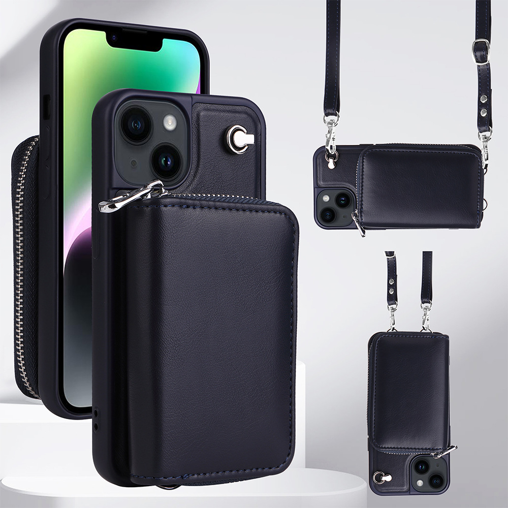 Für Iphone 14 Plus Abnehmbare Zipper -kartenhalter -telefonhülle Leder+tpu -crossbody -telefontasche - Dunkelblau, iPhone 14 Plus
Für Iphone 14 Plus Abnehmbare Zipper -kartenhalter -telefonhülle Leder+tpu -crossbody -telefontasche - Dunkelblau, iPhone 14 Plus