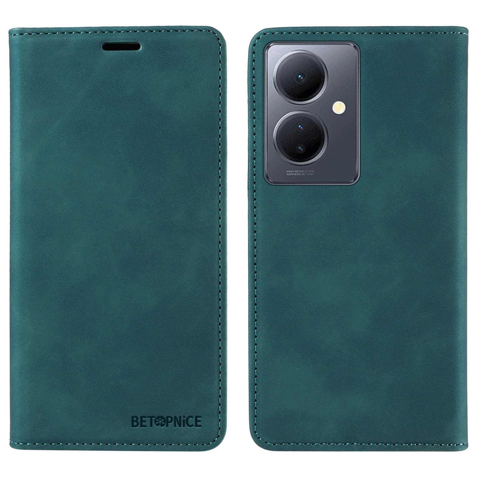 Betopnice 003 Für Vivo Y78 (China) 5G / Y36 4g / 5G Flip Cover Wallet PU Leder Stand Phone Hülle Shell (RFID -blockierungsfunktion) - Grün, vivo Y78 (China) 5G
Betopnice 003 Für Vivo Y78 (China) 5G / Y36 4g / 5G Flip Cover Wallet PU Leder Stand Phone Hülle Shell (RFID -blockierungsfunktion) - Grün, vivo Y78 (China) 5G