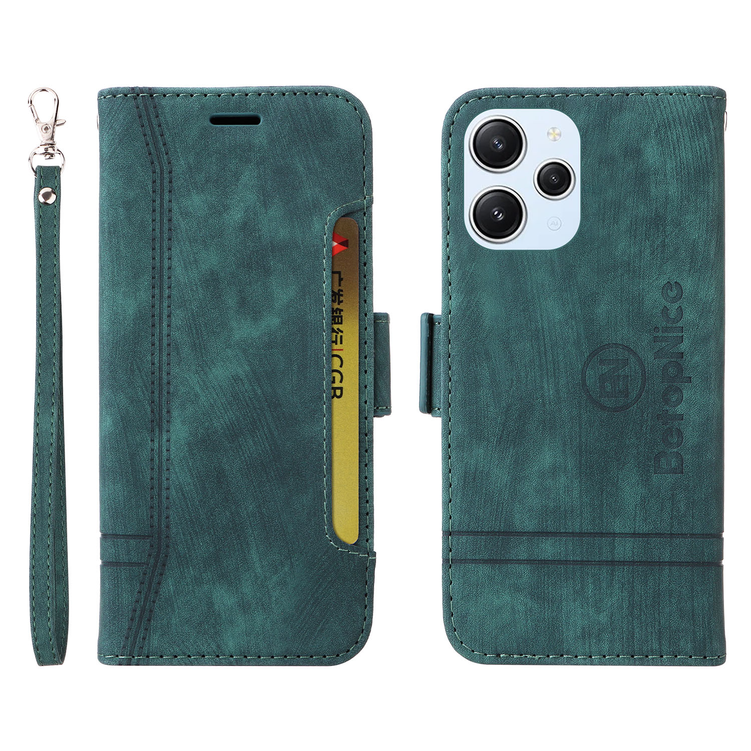 Betopnice 001 Für Xiaomi Redmi 12 4G Schockfeste Smartphone -abdeckung PU -leder -brieftaschenhülle - Grün, Xiaomi Redmi 12 4G
Betopnice 001 Für Xiaomi Redmi 12 4G Schockfeste Smartphone -abdeckung PU -leder -brieftaschenhülle - Grün, Xiaomi Redmi 12 4G