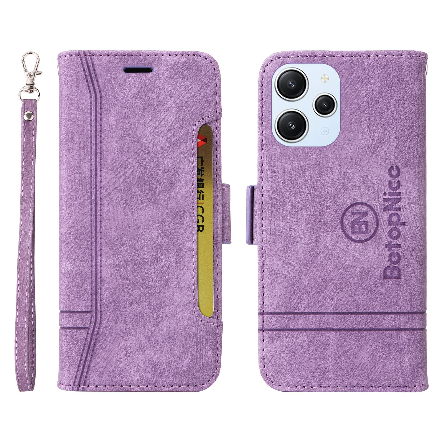Betopnice 001 Für Xiaomi Redmi 12 4G Schockfeste Smartphone -abdeckung PU -leder -brieftaschenhülle - Lila, Xiaomi Redmi 12 4G
Betopnice 001 Für Xiaomi Redmi 12 4G Schockfeste Smartphone -abdeckung PU -leder -brieftaschenhülle - Lila, Xiaomi Redmi 12 4G