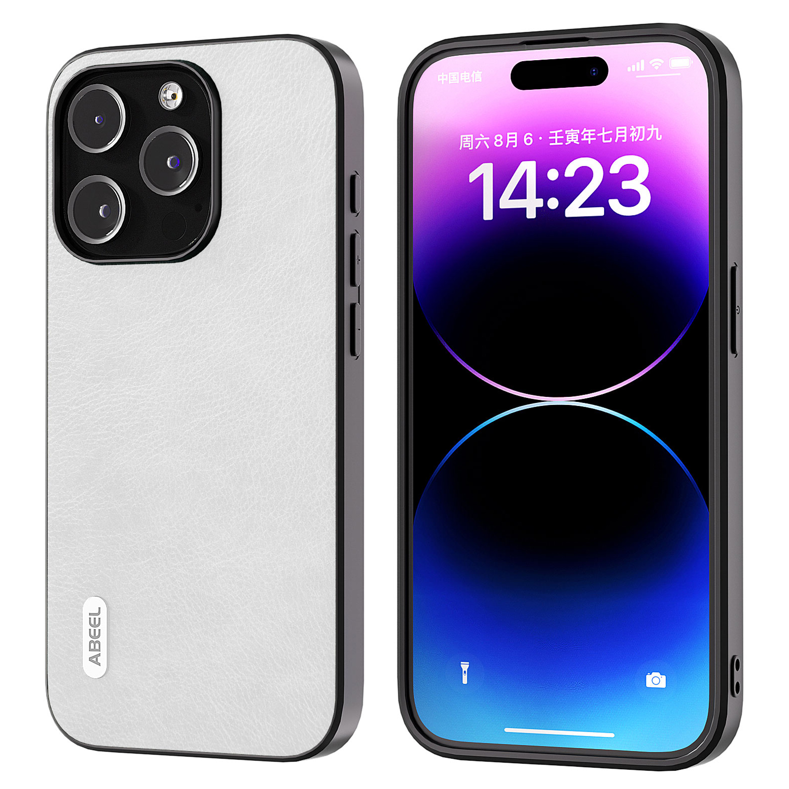 Abeel Für Iphone 14 Pro Telefon Case Litchi Textur Anti-scratch PU Lederbeschichtete Tpu-abdeckung - Weiss, iPhone 14 Pro
Abeel Für Iphone 14 Pro Telefon Case Litchi Textur Anti-scratch PU Lederbeschichtete Tpu-abdeckung - Weiss, iPhone 14 Pro