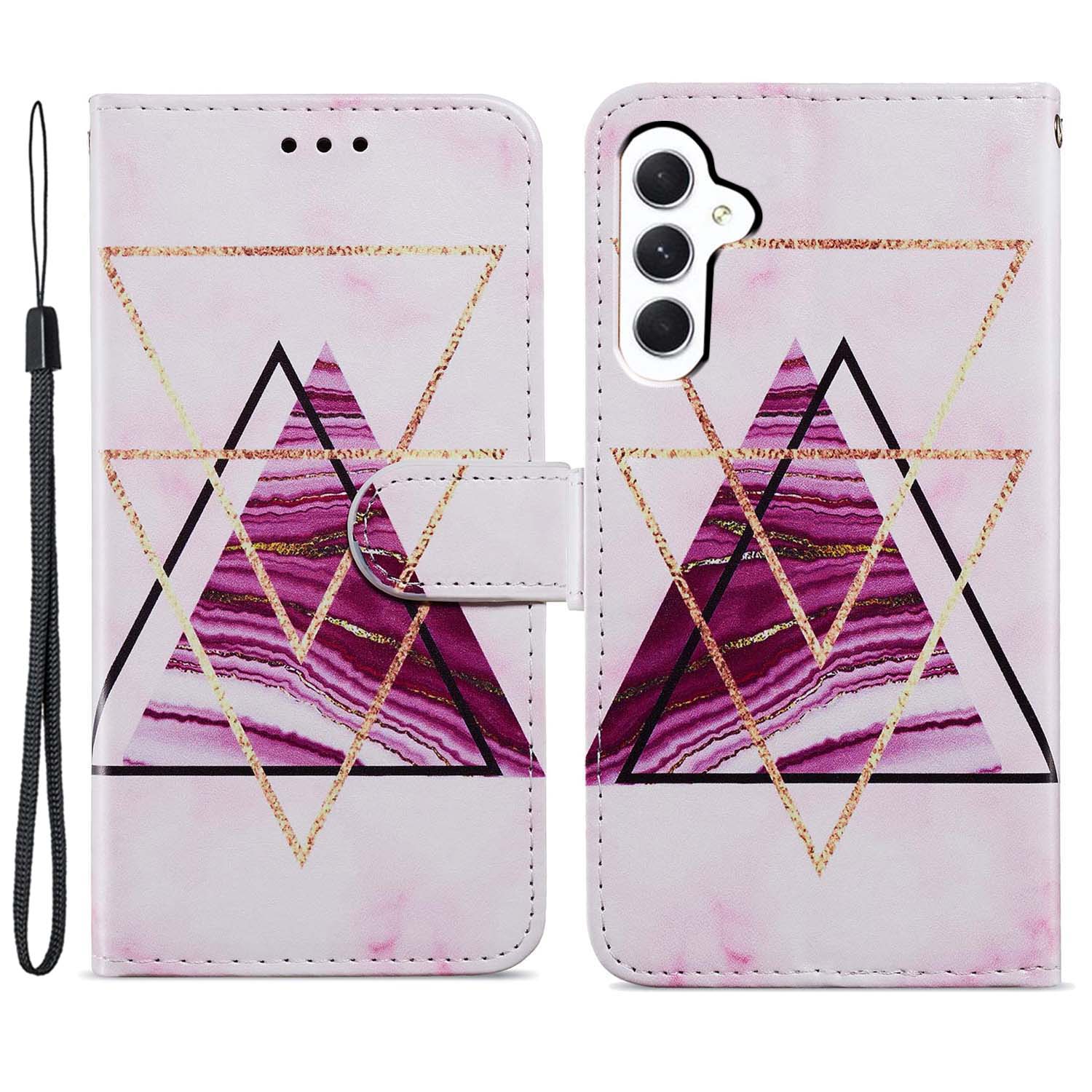 Für Samsung Galaxy A25 5G PU Leder Muster Druckphase Hülle Ständer Flip Wallet Wallet Mit Riemen - Tri-color Marmor, Galaxy A25 5G
Für Samsung Galaxy A25 5G PU Leder Muster Druckphase Hülle Ständer Flip Wallet Wallet Mit Riemen - Tri-color Marmor, Galaxy A25 5G