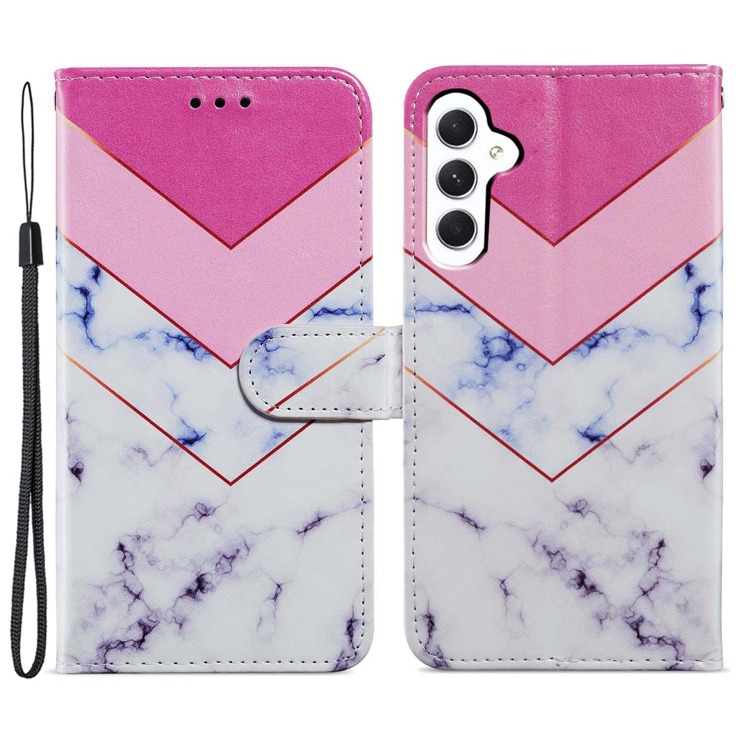 Für Samsung Galaxy S23 fe PU Leder -telefonhülle Wallet -ständer Musterdruckabdeckung Mit Riemen - Rauch Marmor, Galaxy S23 FE
Für Samsung Galaxy S23 fe PU Leder -telefonhülle Wallet -ständer Musterdruckabdeckung Mit Riemen - Rauch Marmor, Galaxy S23 FE