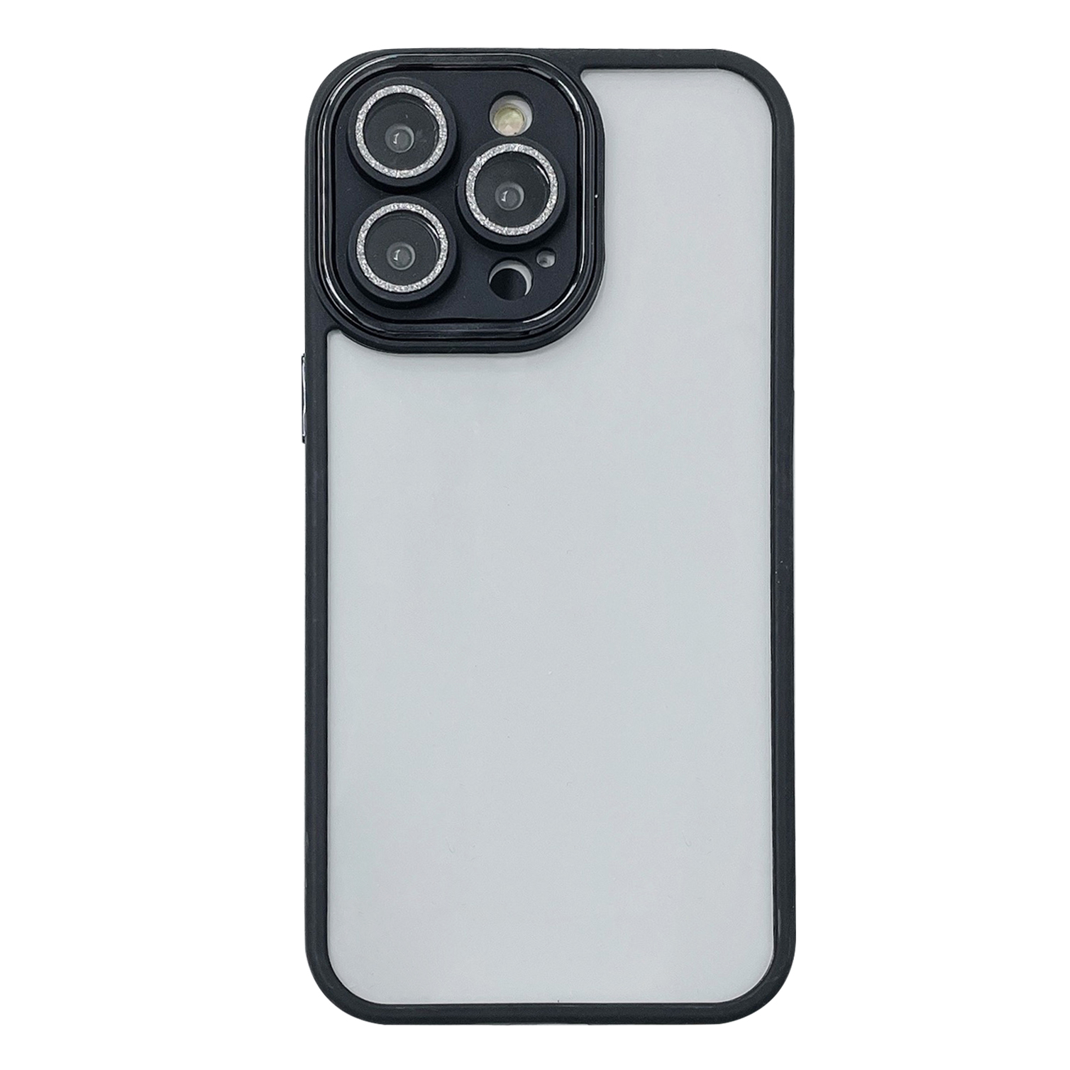 Für Iphone 14 Pro PC+TPU Clear Phone Deckung Anti-drop-hülle Mit Glitzerglaslinsenschutzschutz - Schwarz, iPhone 14 Pro
Für Iphone 14 Pro PC+TPU Clear Phone Deckung Anti-drop-hülle Mit Glitzerglaslinsenschutzschutz - Schwarz, iPhone 14 Pro