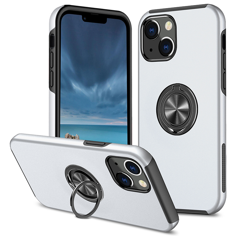 Für Das Iphone 15 Plus Ringhalter Kickstand Phone Case PC+TPU -schutzhilfeabdeckung - Silber, iPhone 15 Plus
Für Das Iphone 15 Plus Ringhalter Kickstand Phone Case PC+TPU -schutzhilfeabdeckung - Silber, iPhone 15 Plus