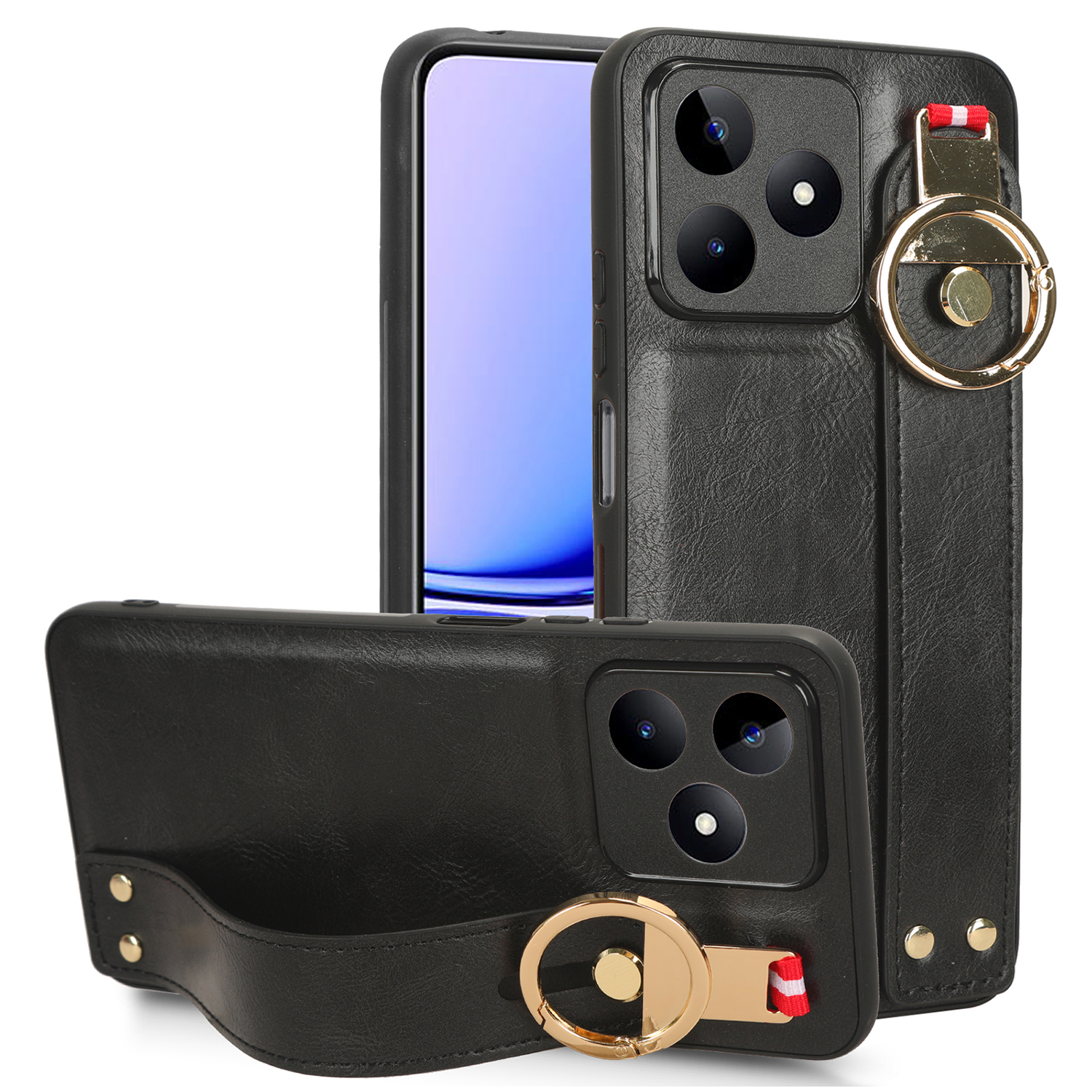Für Realme C53 4G Armband Kickstand Telefonhülle Anti-drogen-leder-pc+tpu-abdeckung Mit Flaschenöffnungs - Schwarz, Realme C53 (Global)
Für Realme C53 4G Armband Kickstand Telefonhülle Anti-drogen-leder-pc+tpu-abdeckung Mit Flaschenöffnungs - Schwarz, Realme C53 (Global)