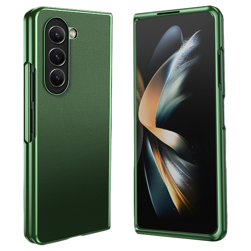 Für Samsung Galaxy Z Fold5 5G Elektroplatten Telefonhülle PU Leder + Hartes PC Schockdes Schutzschutzabdeckung - Grün, Galaxy Z Fold5 5G
Für Samsung Galaxy Z Fold5 5G Elektroplatten Telefonhülle PU Leder + Hartes PC Schockdes Schutzschutzabdeckung - Grün, Galaxy Z Fold5 5G