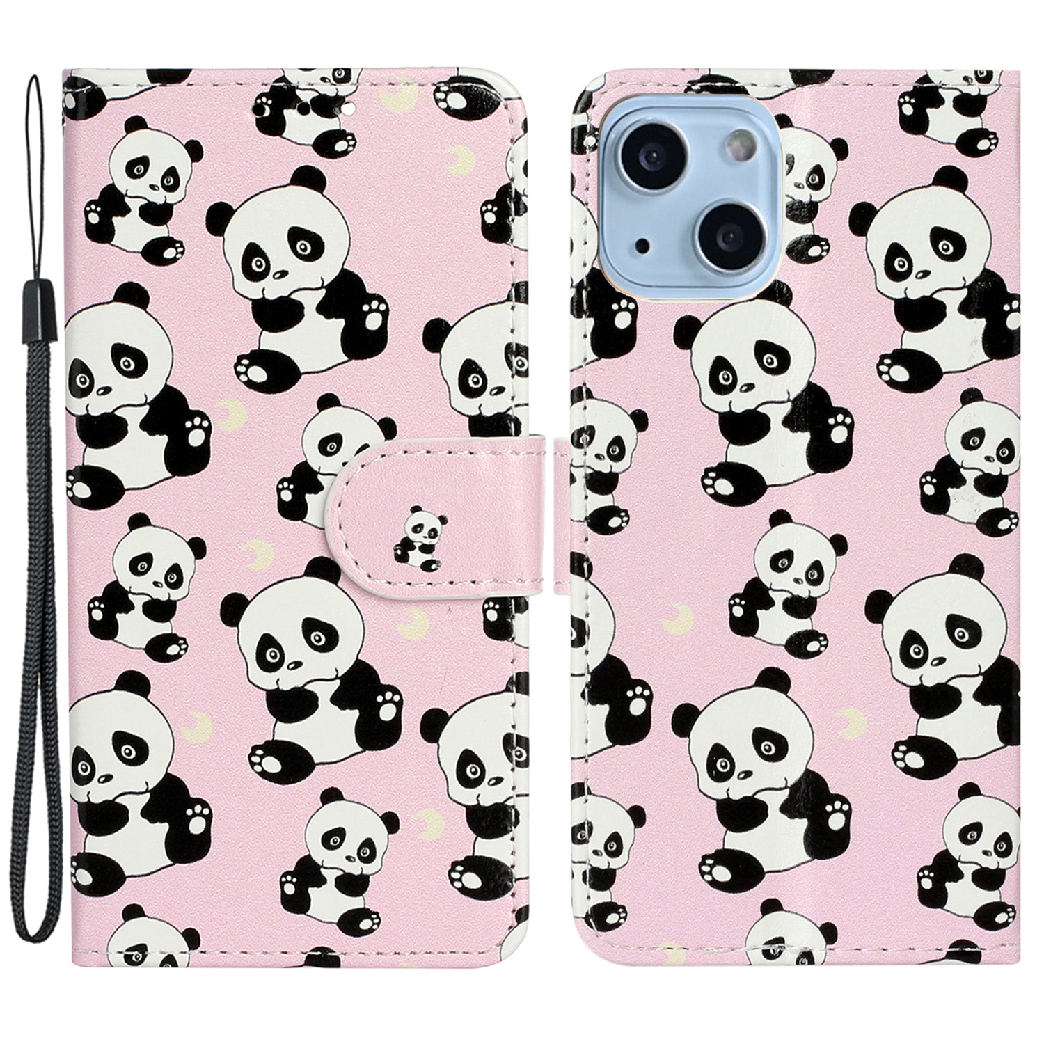 Stand Phone Wallet Hülle Für Iphone 15 Plus, PU -ledermuster -druckphase -deckung - Panda, iPhone 15 Plus
Stand Phone Wallet Hülle Für Iphone 15 Plus, PU -ledermuster -druckphase -deckung - Panda, iPhone 15 Plus