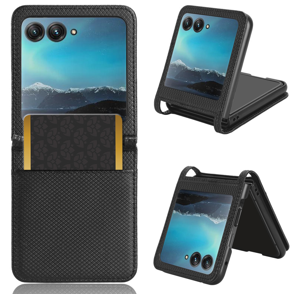Für Motorola Razr 40 Ultra 5G PU Leder + PC Diamond Textur Cart Card Slot Stand Telefonabdeckung - Schwarz, Motorola Razr 40 Ultra 5G
Für Motorola Razr 40 Ultra 5G PU Leder + PC Diamond Textur Cart Card Slot Stand Telefonabdeckung - Schwarz, Motorola Razr 40 Ultra 5G
