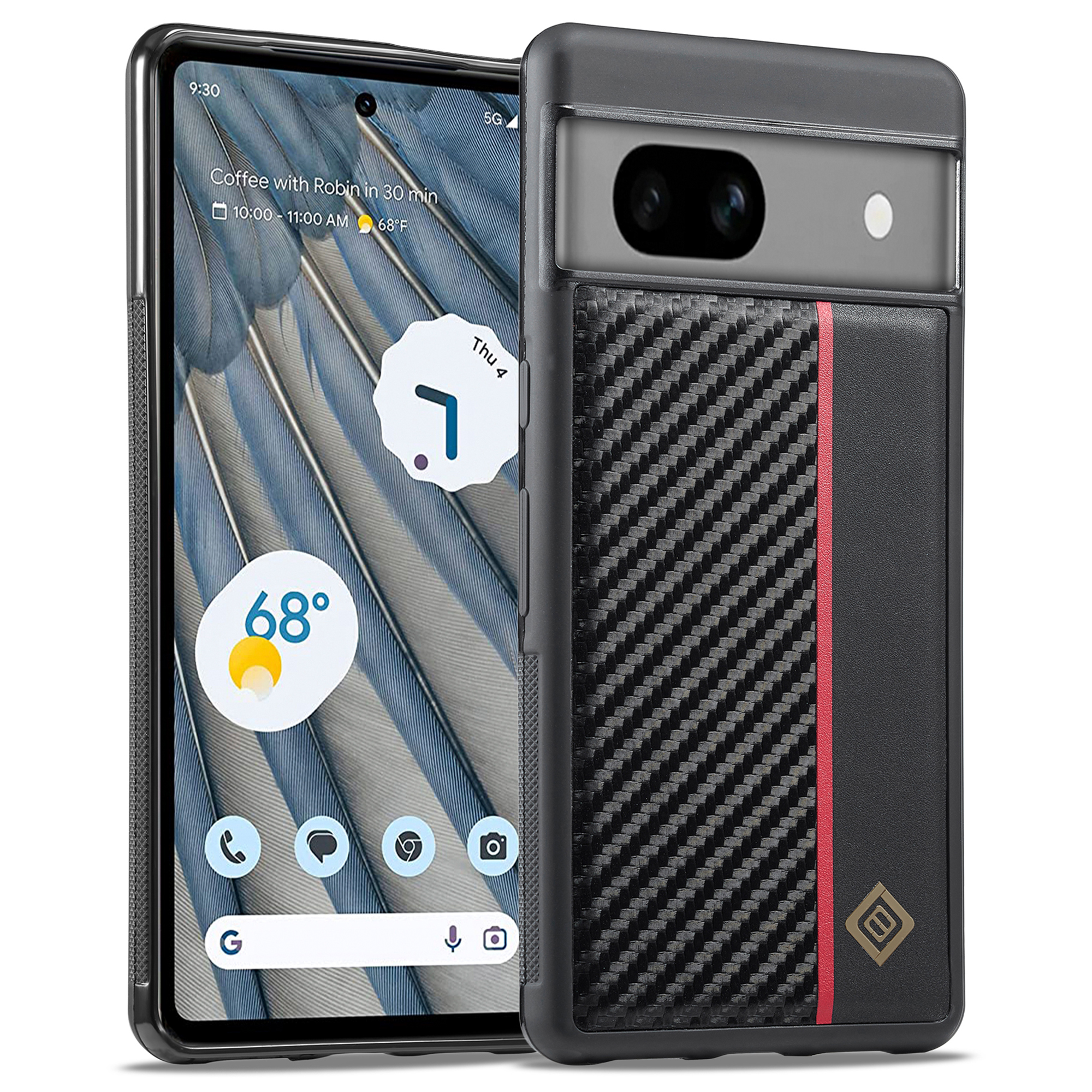 Lc. Imeeke Carbonfaser Textur Telefonfall Für Google Pixel 8, PU Lederbeschichtete TPU+EVA Hybrid -abdeckung, Google Pixel 8
Lc. Imeeke Carbonfaser Textur Telefonfall Für Google Pixel 8, PU Lederbeschichtete TPU+EVA Hybrid -abdeckung, Google Pixel 8