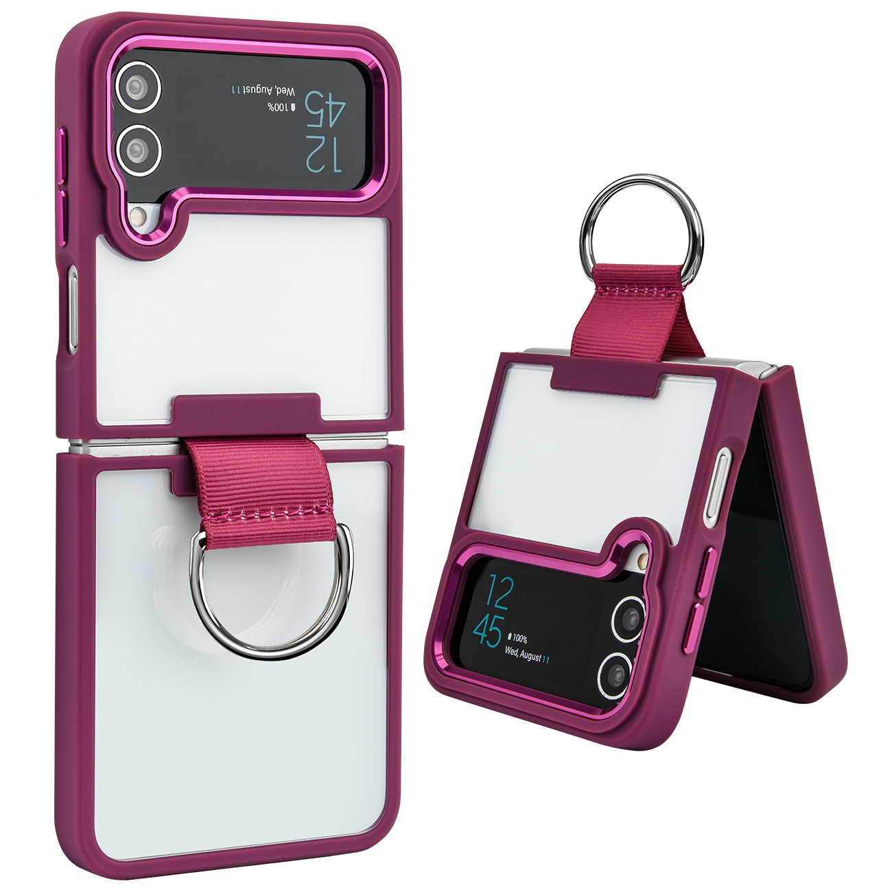Für Samsung Galaxy Z Flip4 5G Weiche TPU+ Hartpc -hülle Transparent Schockdes Telefonabzug Mit Fingerhalter - Weinrot, Galaxy Z Flip4 5G
Für Samsung Galaxy Z Flip4 5G Weiche TPU+ Hartpc -hülle Transparent Schockdes Telefonabzug Mit Fingerhalter - Weinrot, Galaxy Z Flip4 5G