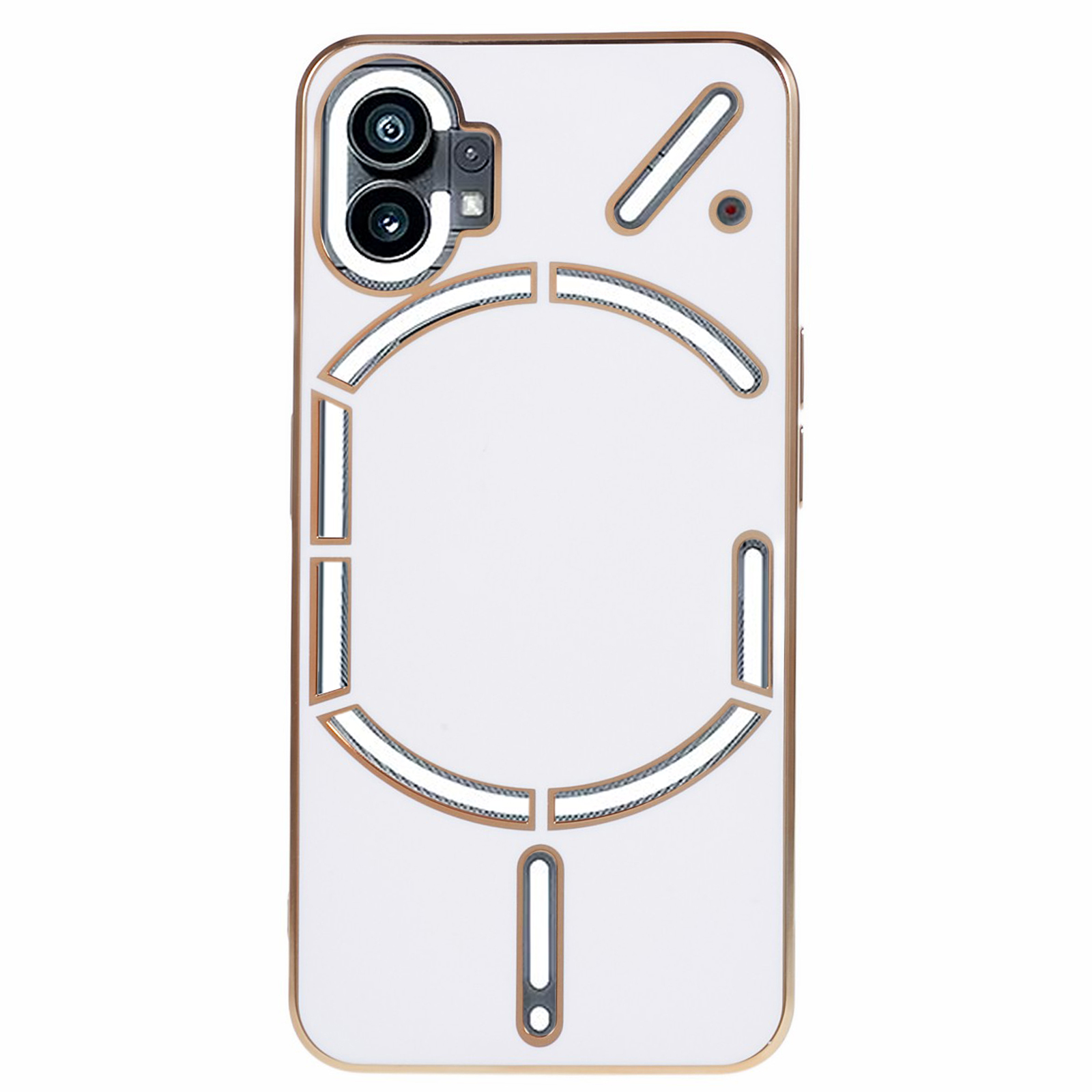 Für Nichts Telefon (1) 5G Soft TPU -telefonhülle 6D Elektroplierend Stoßdichtschutzschutzabdeckung - Weiss, Nothing phone (1) 5G
Für Nichts Telefon (1) 5G Soft TPU -telefonhülle 6D Elektroplierend Stoßdichtschutzschutzabdeckung - Weiss, Nothing phone (1) 5G