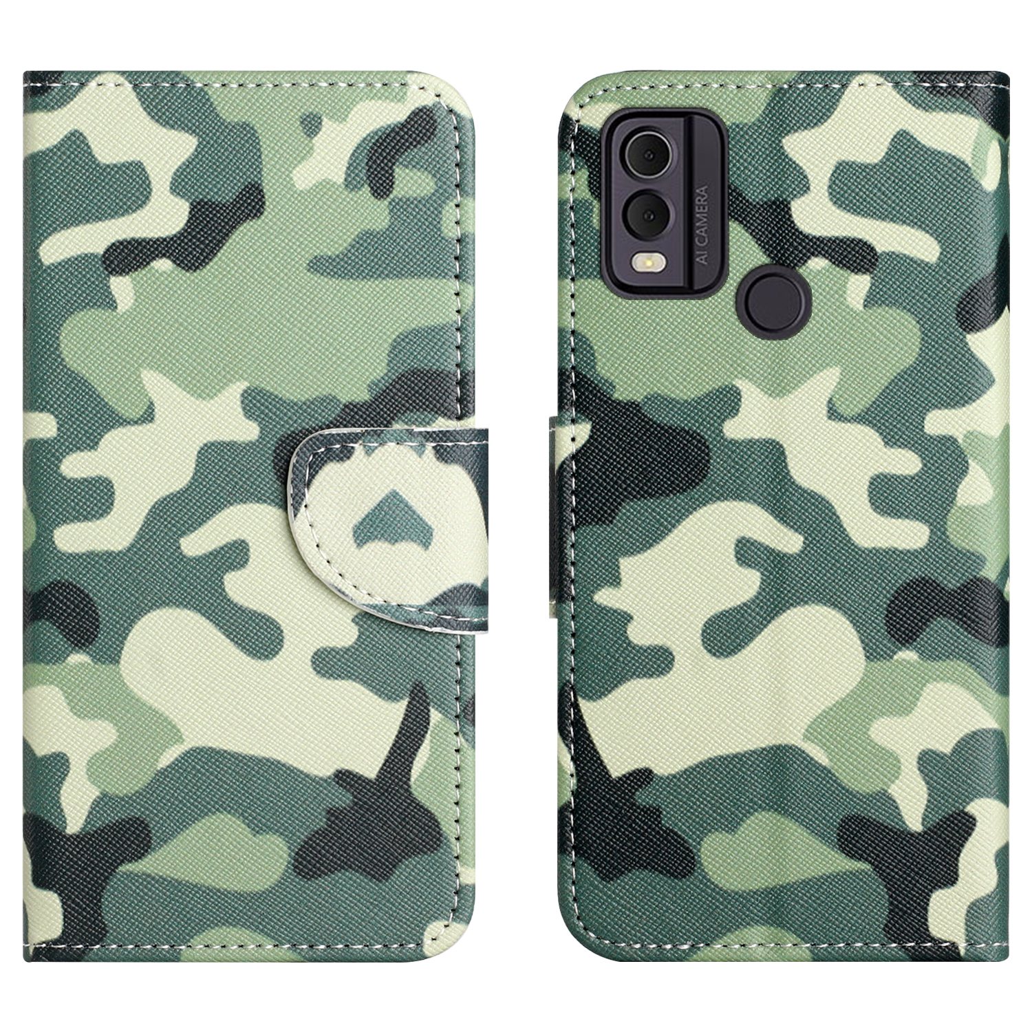 Für Nokia C32 / C22 Cross Texture Phone Leder Hülle Brieftaschenständer Muster Druck Telefonabdeckung - Tarnung, Nokia C32
Für Nokia C32 / C22 Cross Texture Phone Leder Hülle Brieftaschenständer Muster Druck Telefonabdeckung - Tarnung, Nokia C32