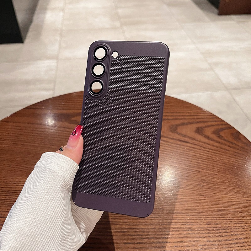 Für Samsung Galaxy S23 Atmungsaktives Wärme Leiten Sie Eine Drop-proof-pc-rückseite Von Mesh Telefon. - Dunkelviolett, Galaxy S23
Für Samsung Galaxy S23 Atmungsaktives Wärme Leiten Sie Eine Drop-proof-pc-rückseite Von Mesh Telefon. - Dunkelviolett, Galaxy S23