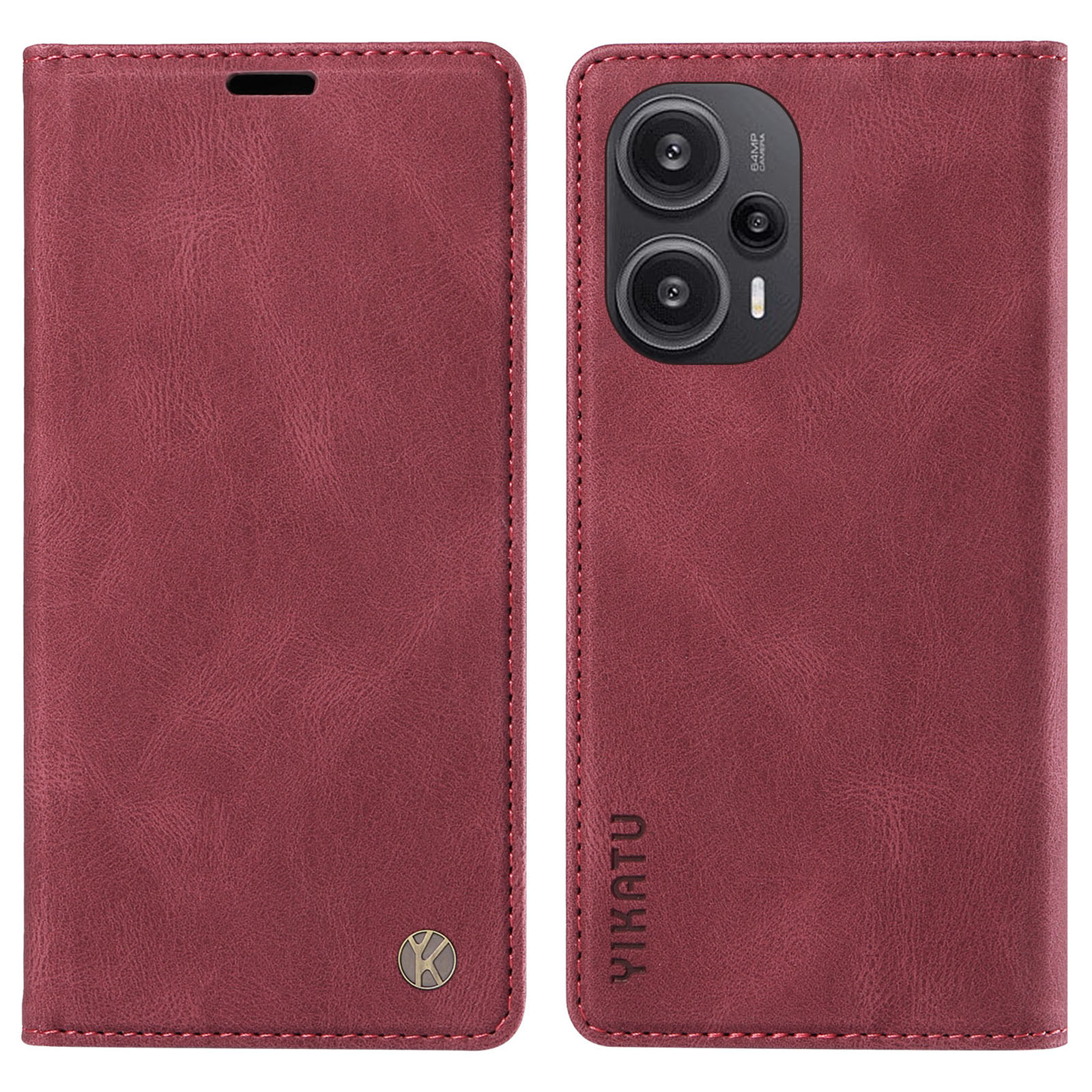 Yikatu YK-004 Haut-touch-schale Für Xiaomi Redmi Note 12 Turbo / Poco F5 5G Lederabdeckung Flip Wallet Stand Telefon Hülle - Weinrot, Xiaomi Redmi Note 12 Turbo
Yikatu YK-004 Haut-touch-schale Für Xiaomi Redmi Note 12 Turbo / Poco F5 5G Lederabdeckung Flip Wallet Stand Telefon Hülle - Weinrot, Xiaomi Redmi Note 12 Turbo