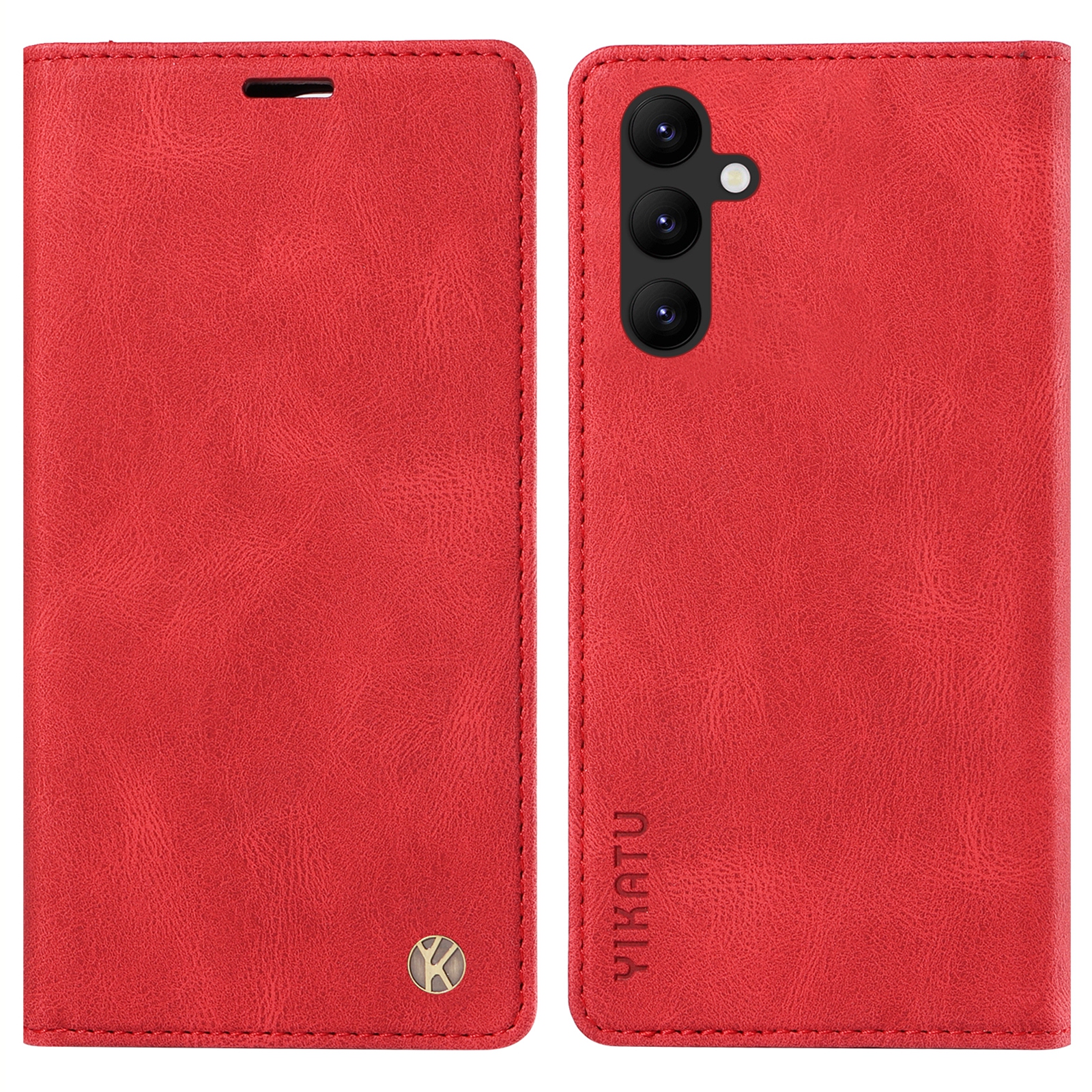 Yikatu YK-004 Wallet Stand Cover Für Samsung Galaxy A24 4g, Magnetische Auto-absorb-leder-telefonhülle - Rot, Galaxy A24 4G
Yikatu YK-004 Wallet Stand Cover Für Samsung Galaxy A24 4g, Magnetische Auto-absorb-leder-telefonhülle - Rot, Galaxy A24 4G