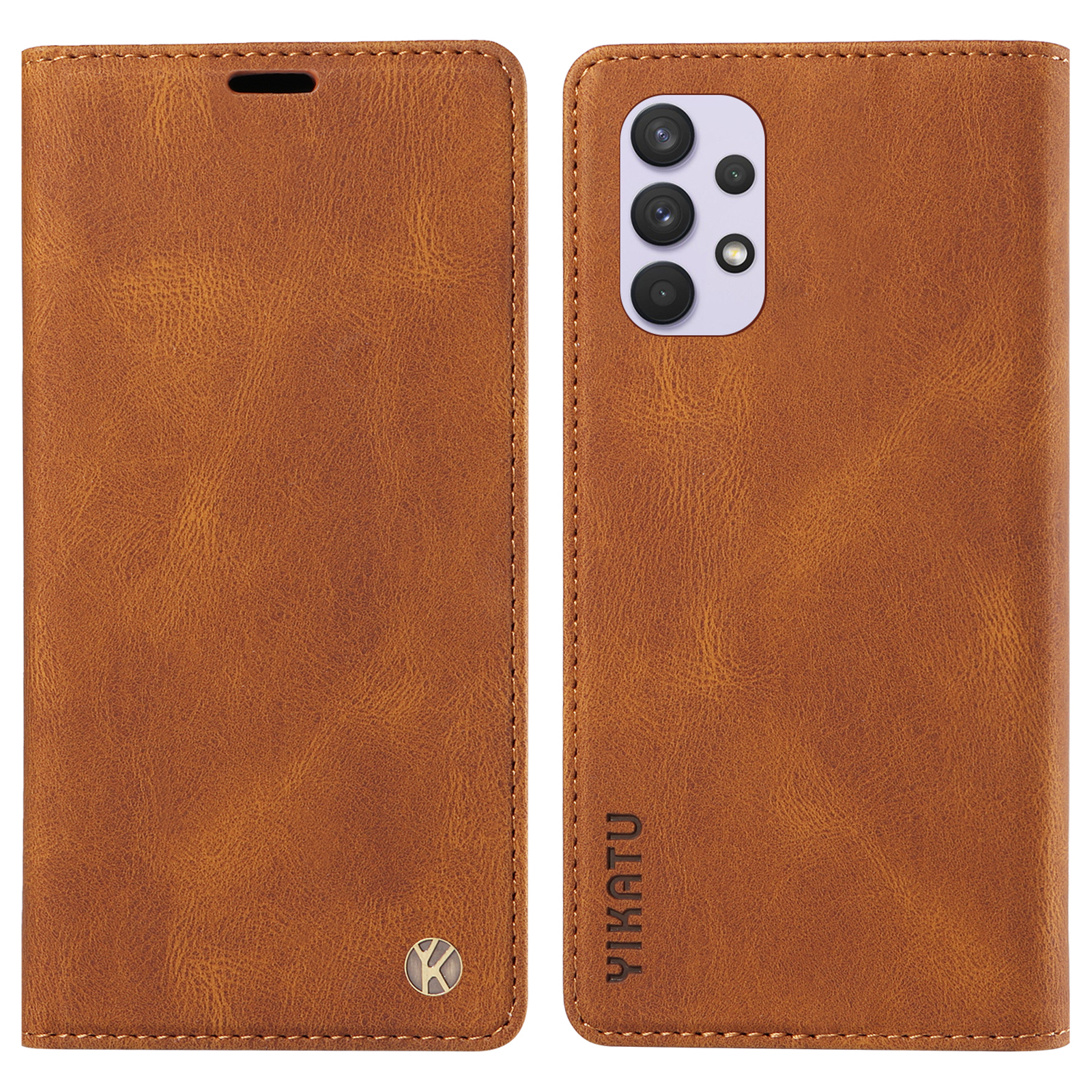 Yikatu YK-004 Für Samsung Galaxy A32 4G (eu-version) Magnetische Schließabschluss PU Leder Brieftaschenabdeckung Telefonständer Gehäuse - Braun, Samsung Galaxy A32 4G (EU Version)
Yikatu YK-004 Für Samsung Galaxy A32 4G (eu-version) Magnetische Schließabschluss PU Leder Brieftaschenabdeckung Telefonständer Gehäuse - Braun, Samsung Galaxy A32 4G (EU Version)